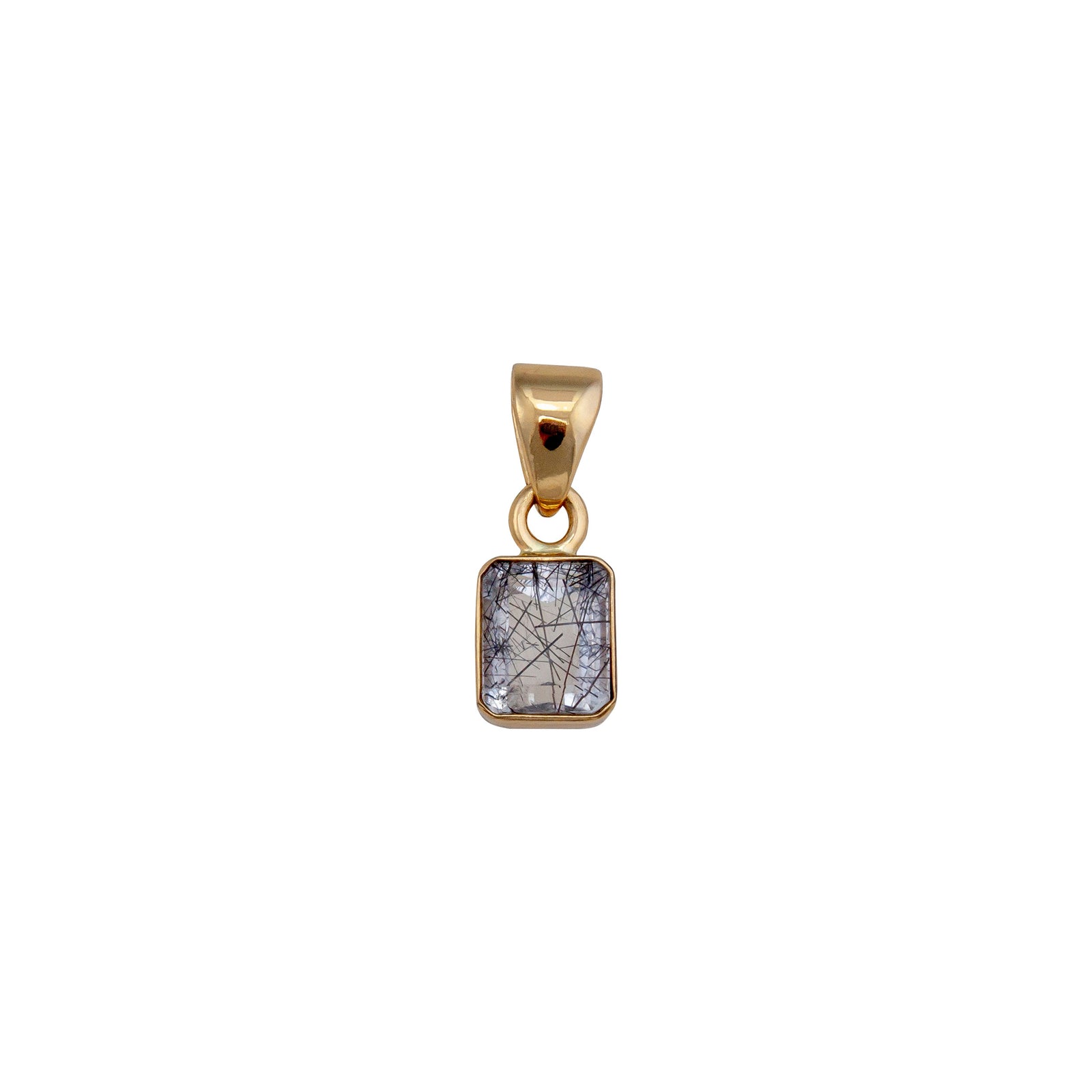 Alchemia Tourmalinated Quartz Pendant | Charles Albert Jewelry