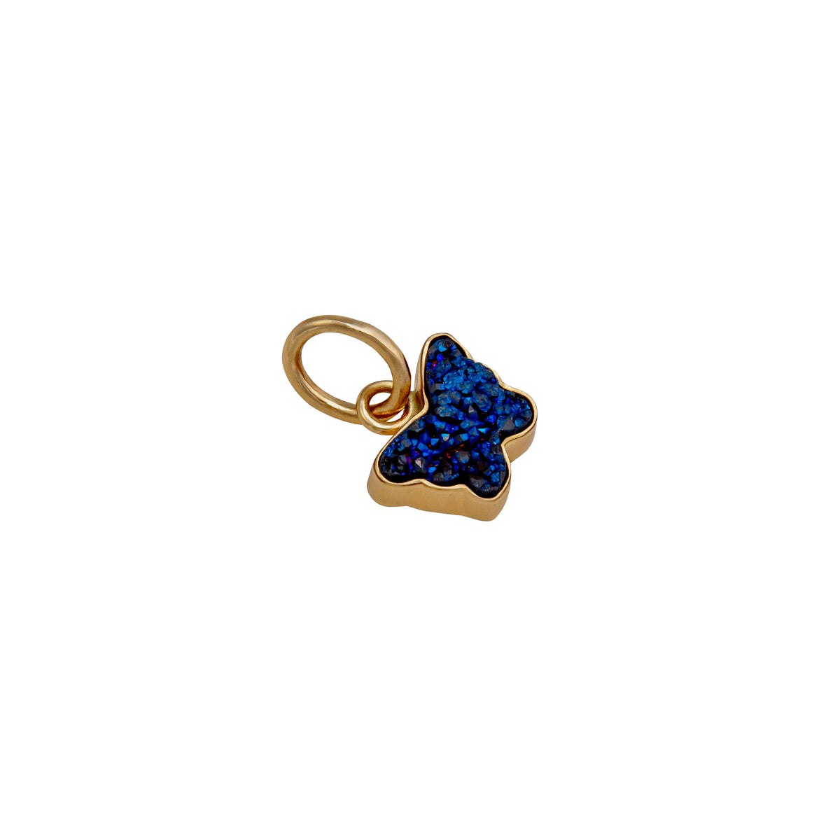 Alchemia Cobalt Blue Druzy Butterfly Pendant | Charles Albert Jewelry