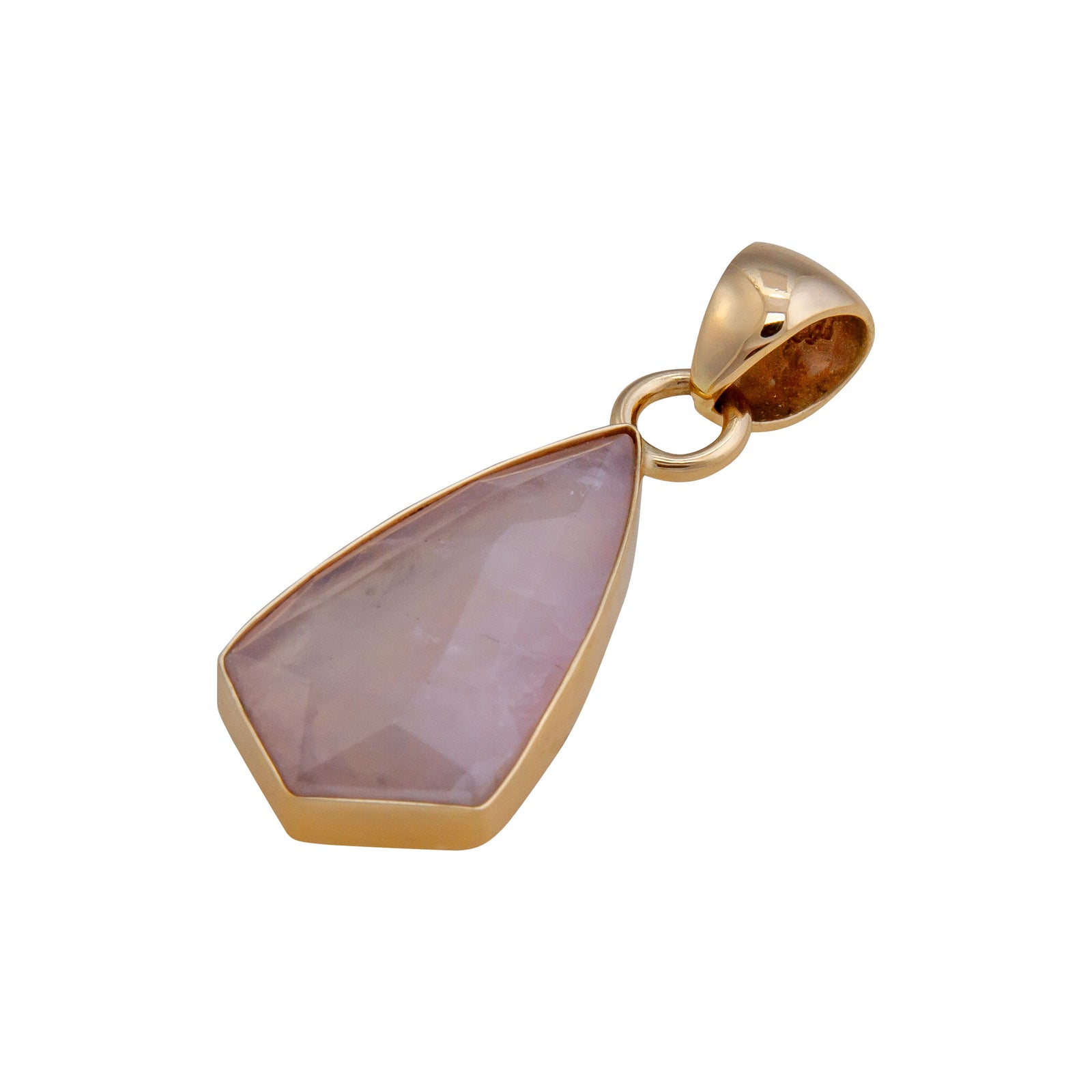 Alchemia Rose Quartz Geometric Pendant | Charles Albert Jewelry