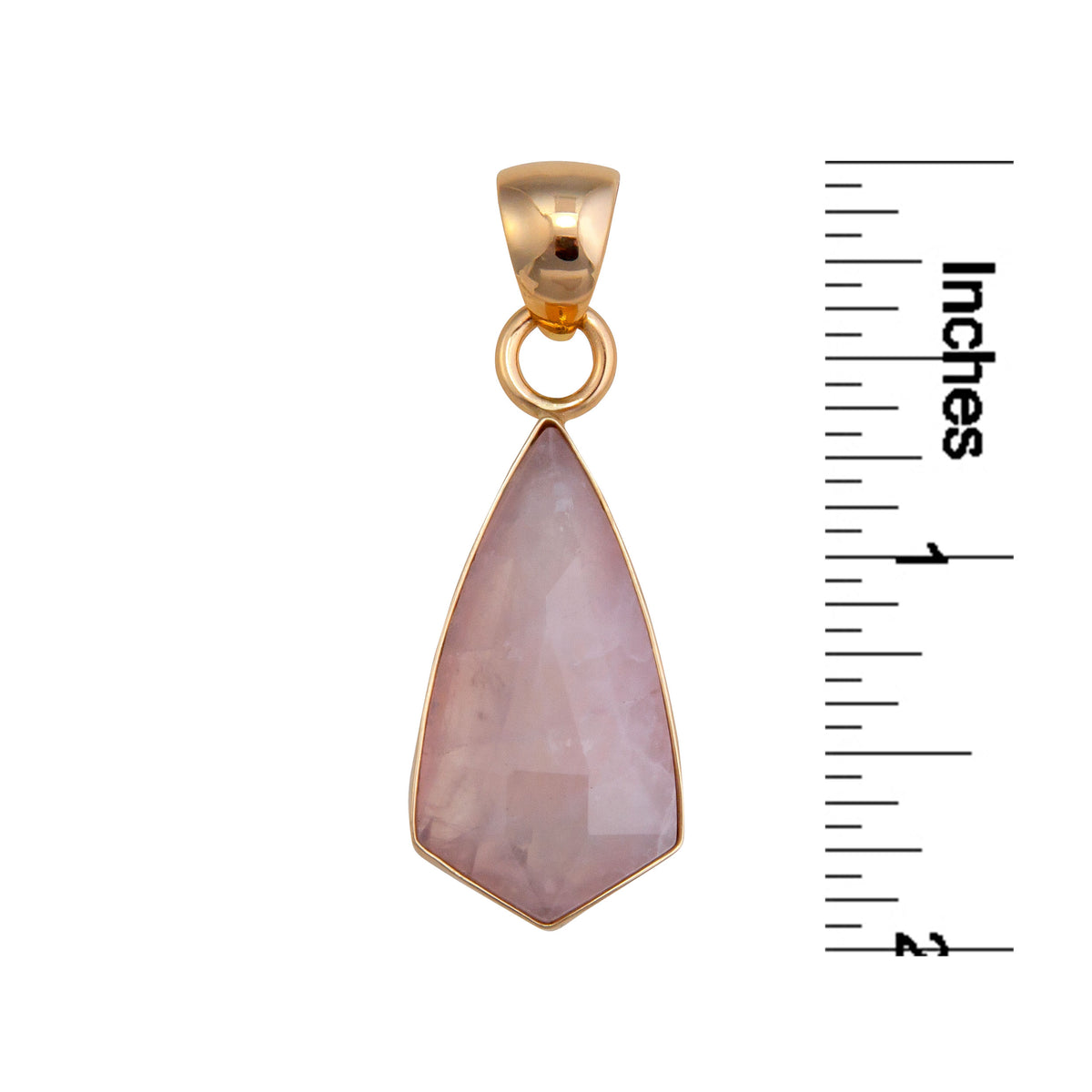 Alchemia Rose Quartz Geometric Pendant | Charles Albert Jewelry