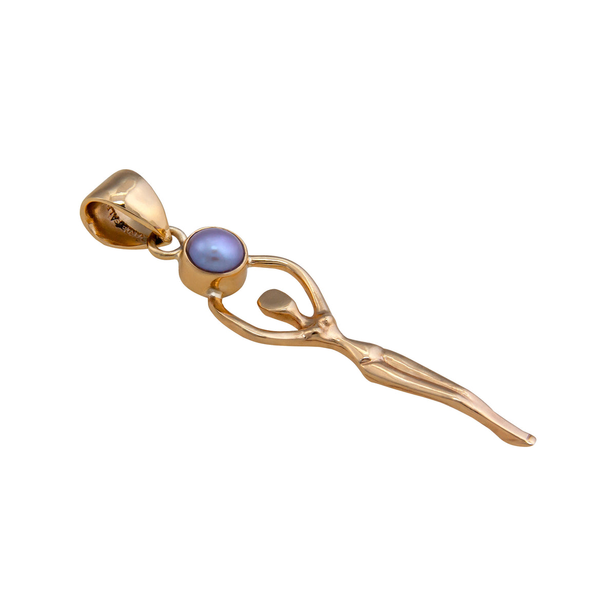Alchemia Lilac Pearl Goddess Pendant | Charles Albert Jewelry