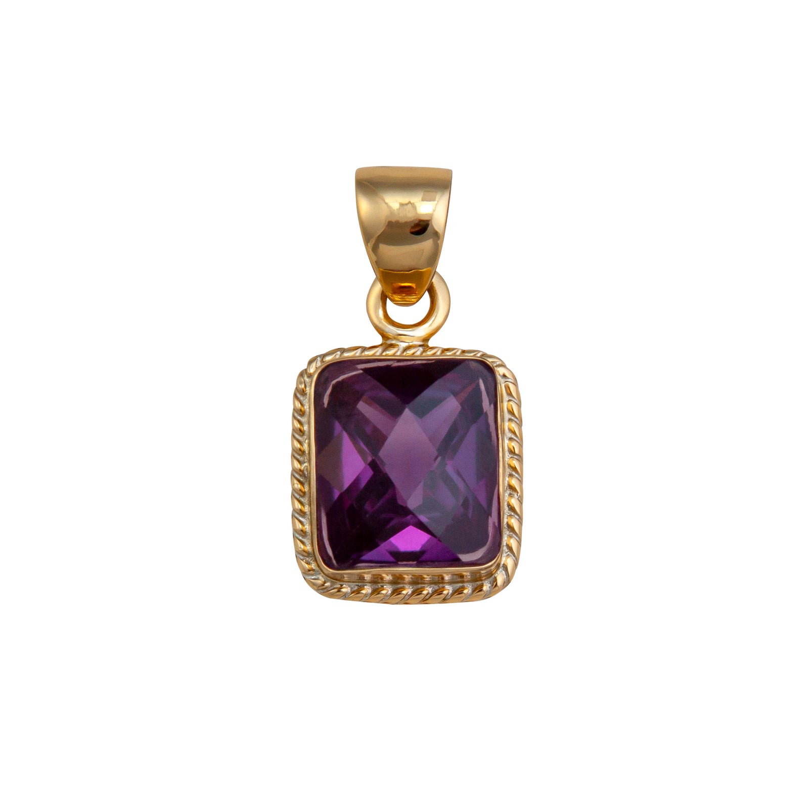 Alchemia Lab Created Alexandrite Rope Pendant | Charles Albert Jewelry