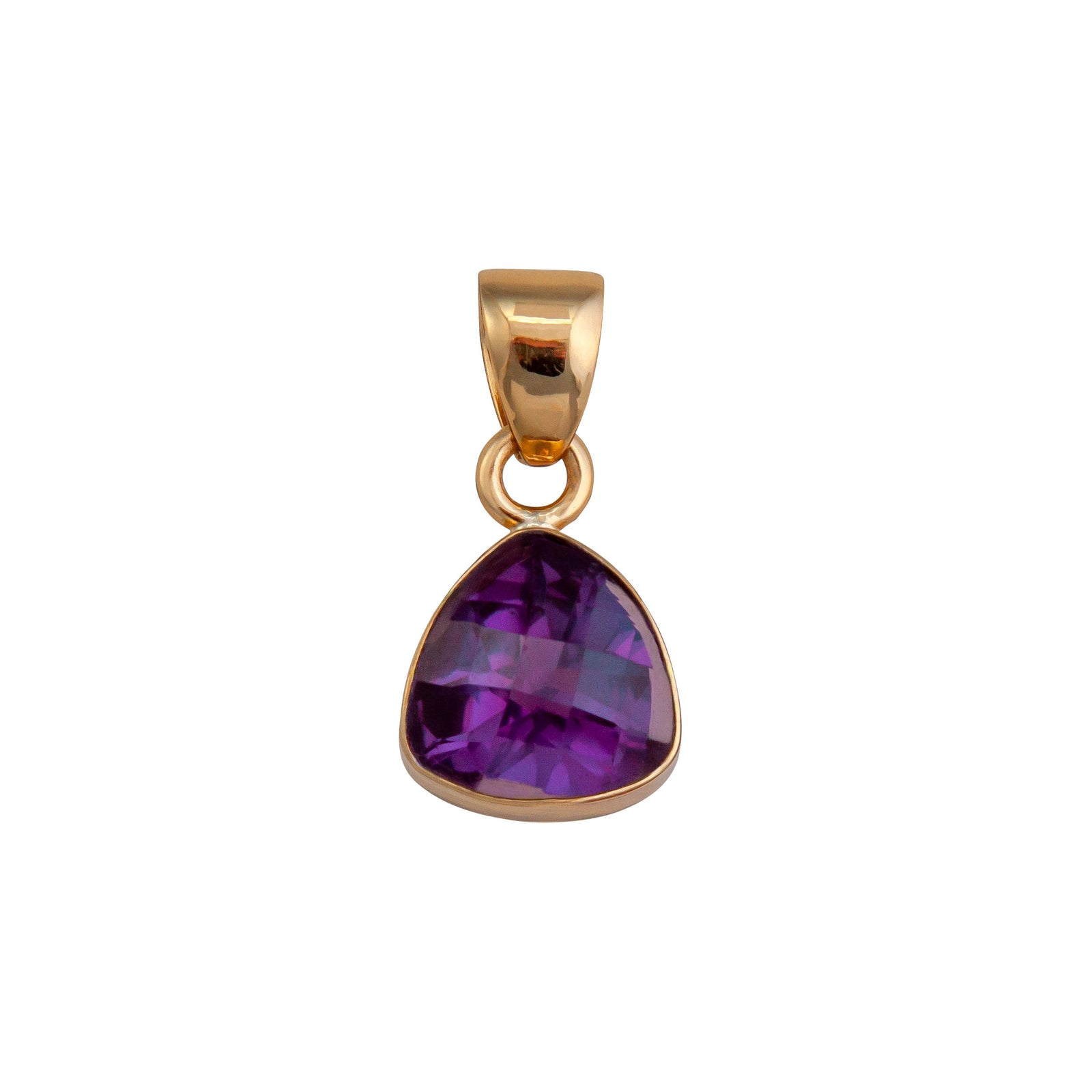 Alchemia Lab Created Alexandrite Trillion Pendant | Charles Albert Jewelry
