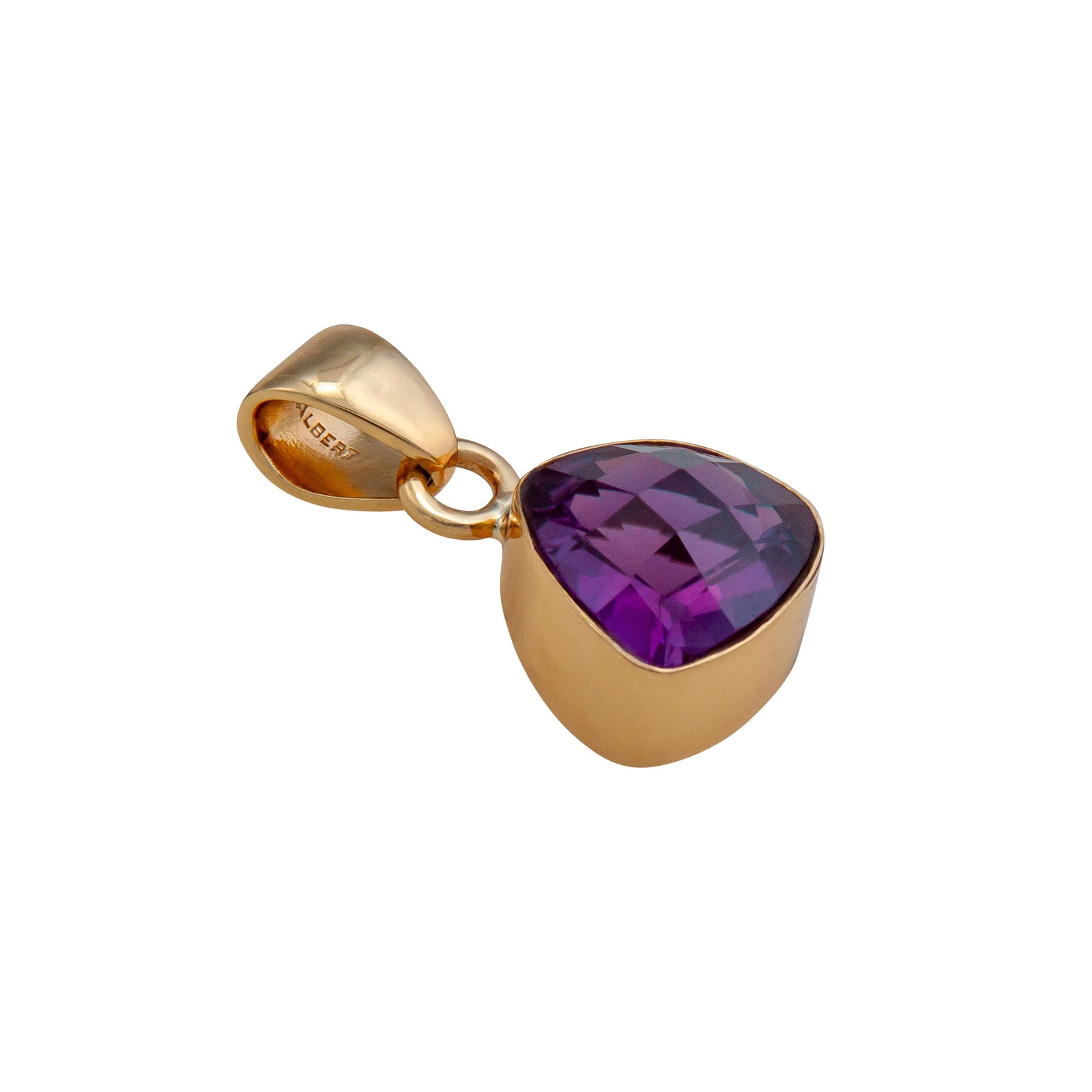 Alchemia Lab Created Alexandrite Trillion Pendant | Charles Albert Jewelry