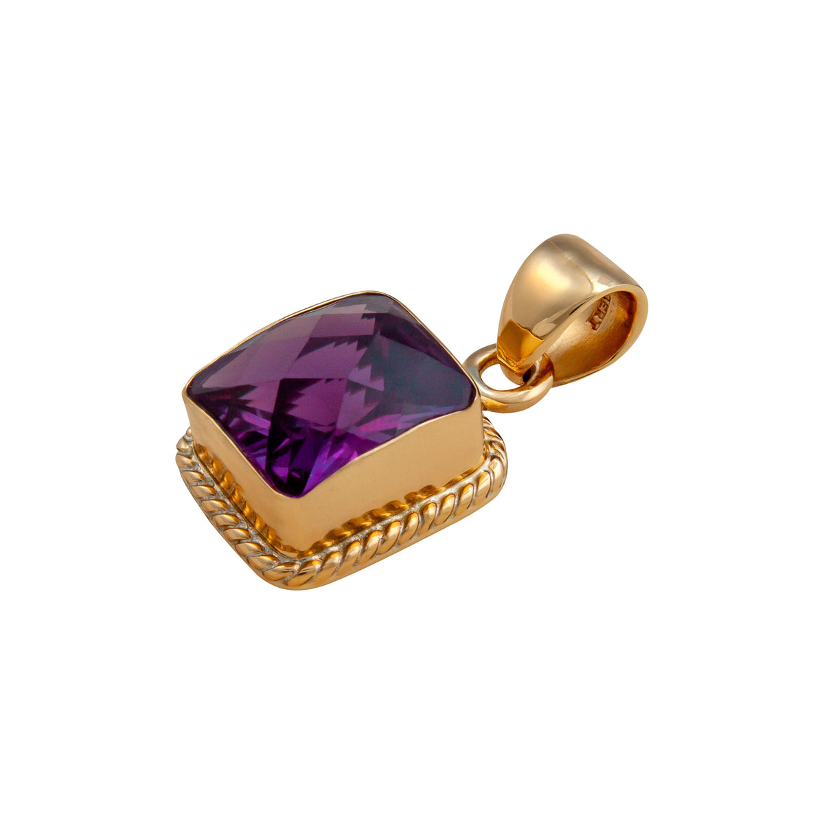 Alchemia Lab Created Alexandrite Rope Pendant | Charles Albert Jewelry