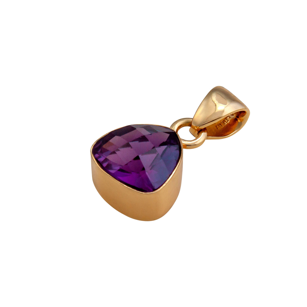 Alchemia Lab Created Alexandrite Trillion Pendant | Charles Albert Jewelry