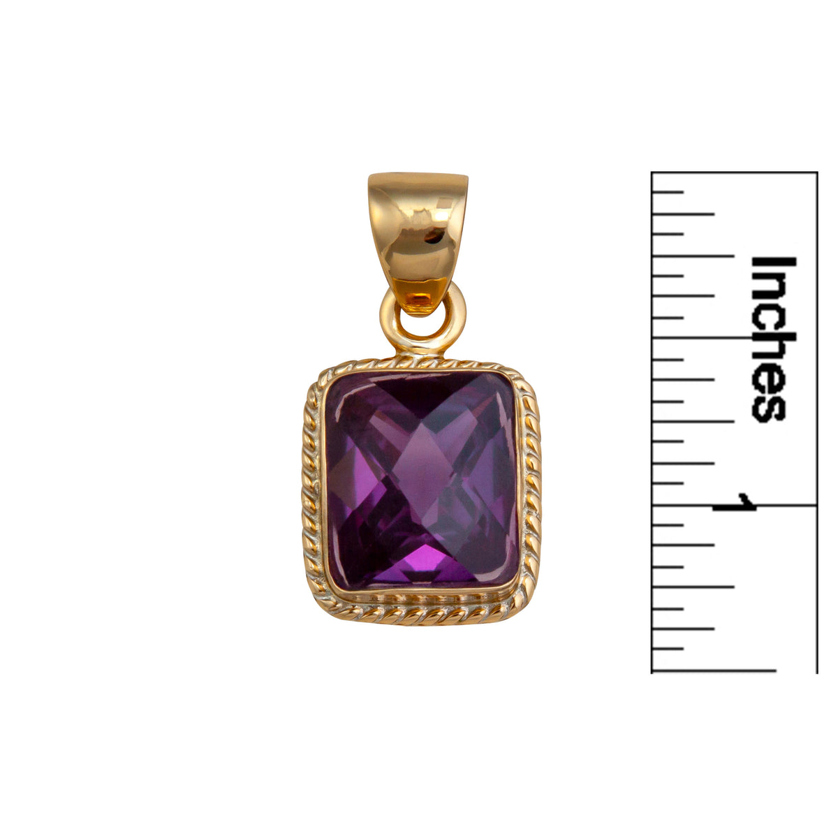 Alchemia Lab Created Alexandrite Rope Pendant | Charles Albert Jewelry