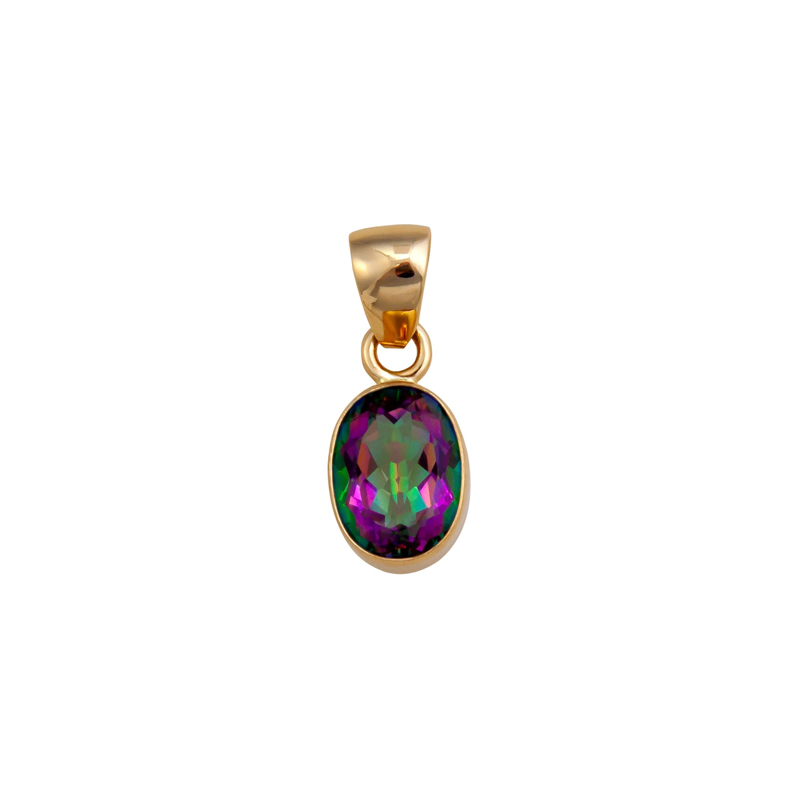 Alchemia Rainbow Mystic Oval Pendant | Charles Albert Jewelry