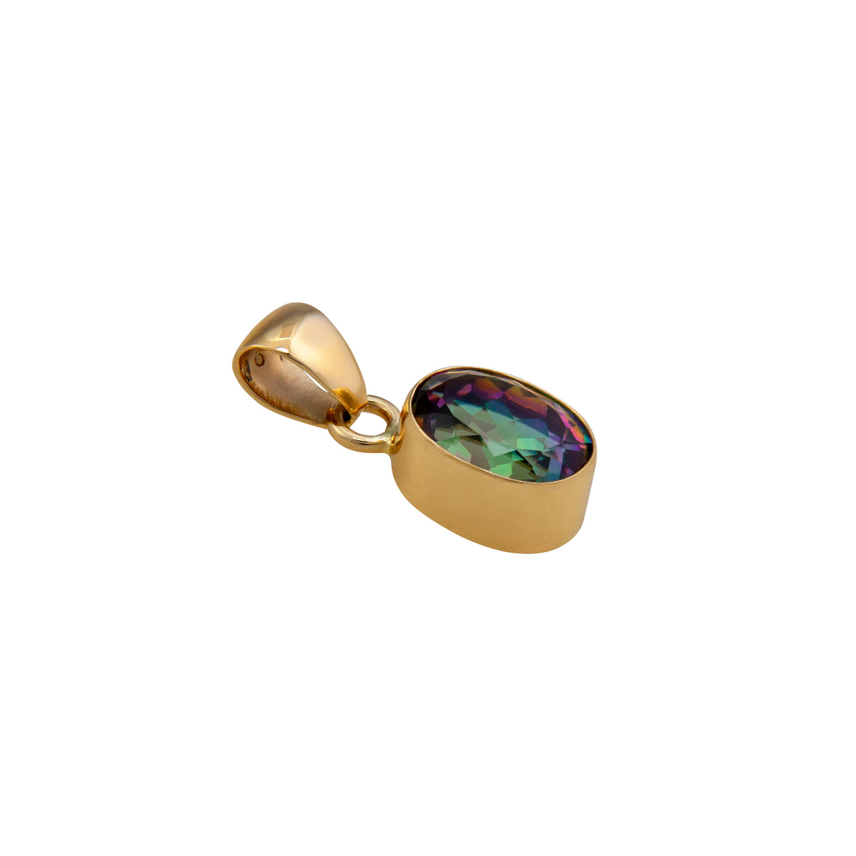 Alchemia Rainbow Mystic Oval Pendant | Charles Albert Jewelry