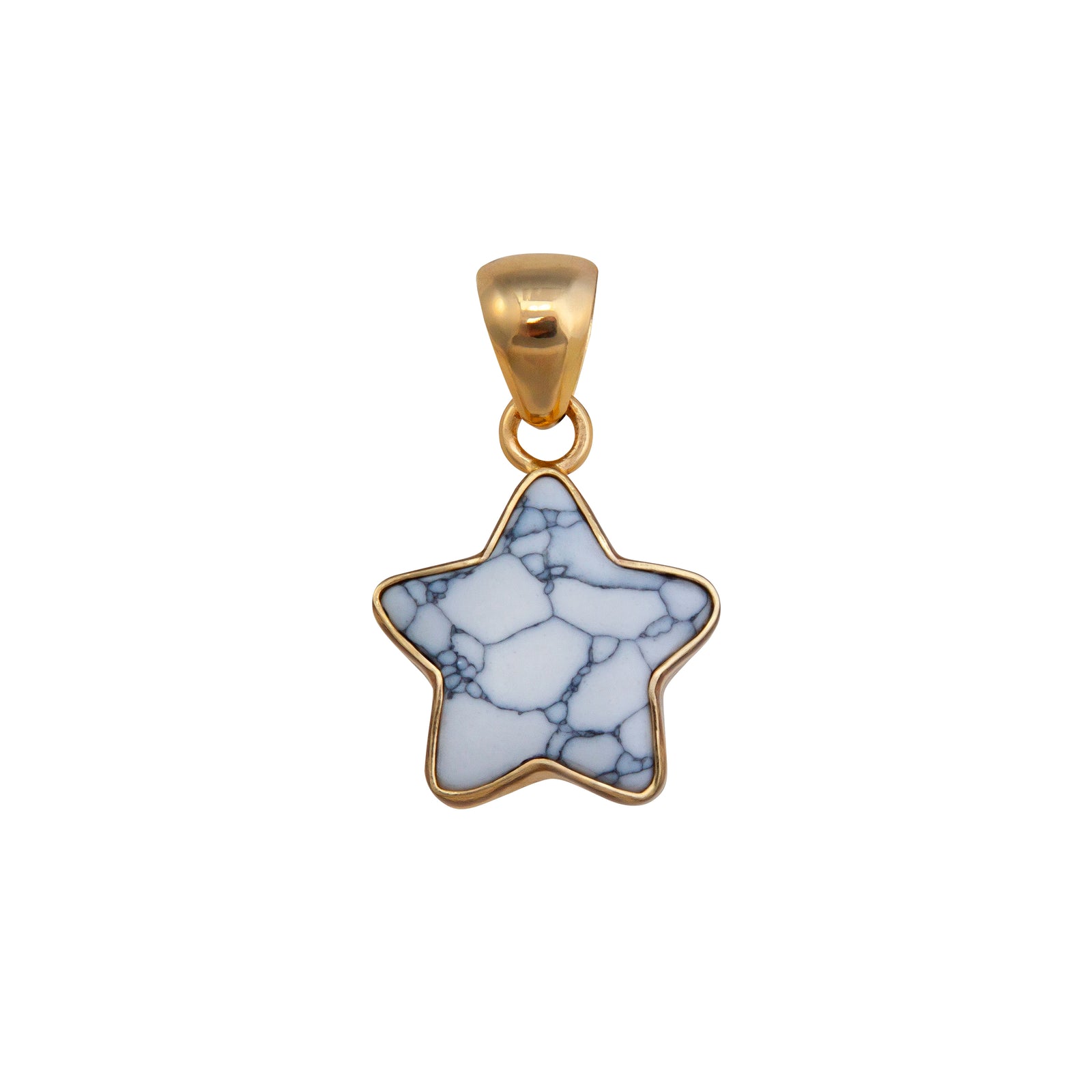 Alchemia White Howlite Star Pendant | Charles Albert Jewelry