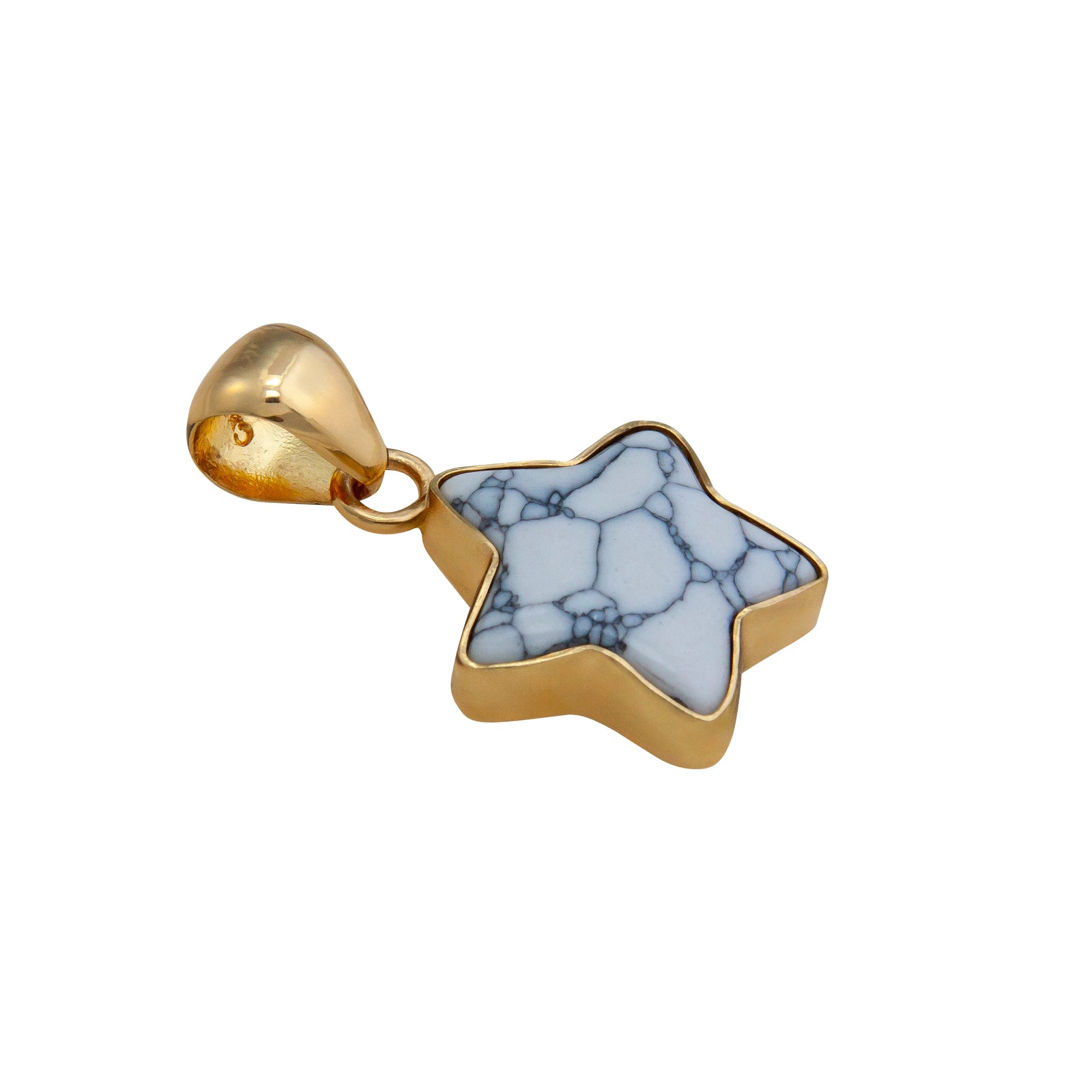 Alchemia White Howlite Star Pendant | Charles Albert Jewelry