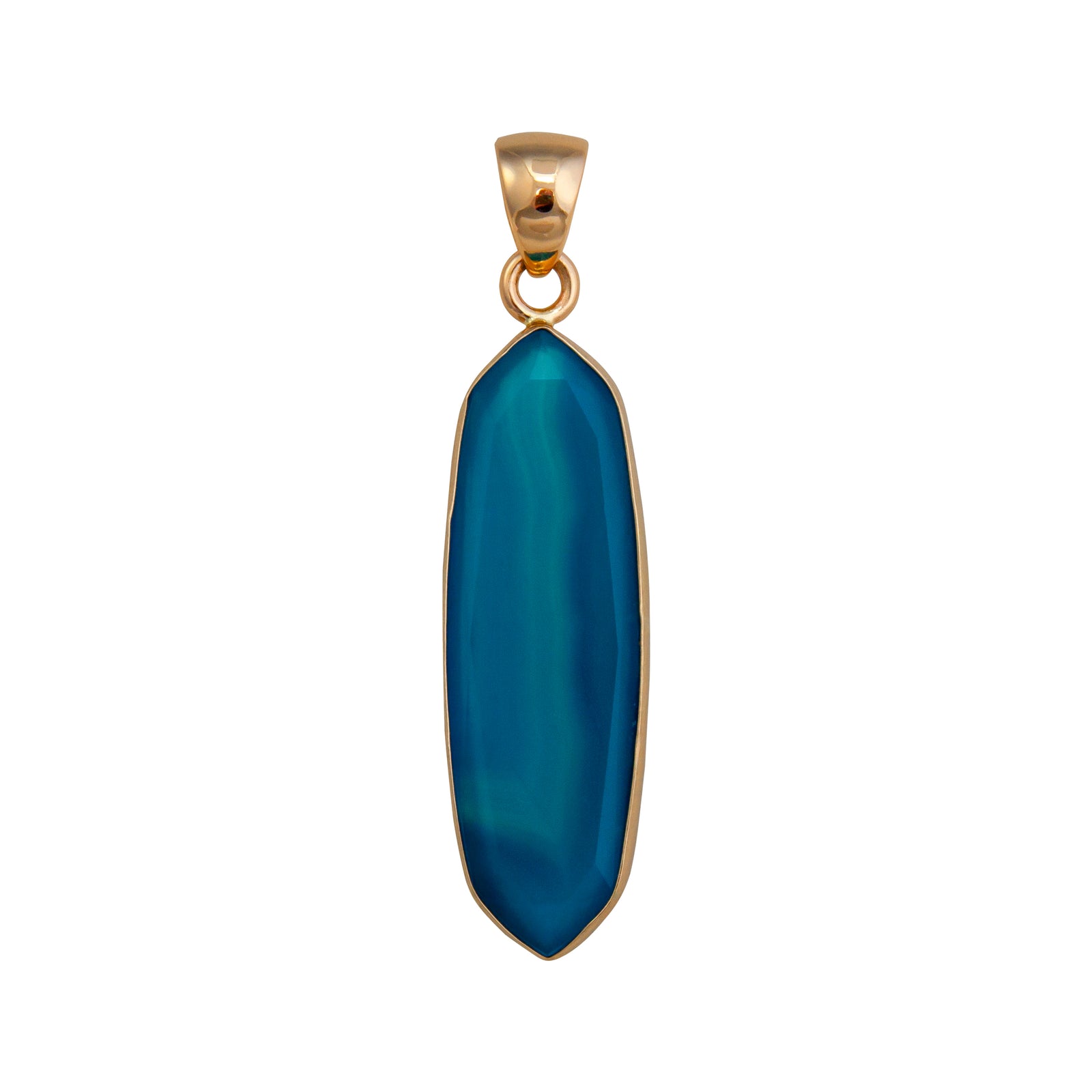 Alchemia Blue Agate Pendant | Charles Albert Jewelry