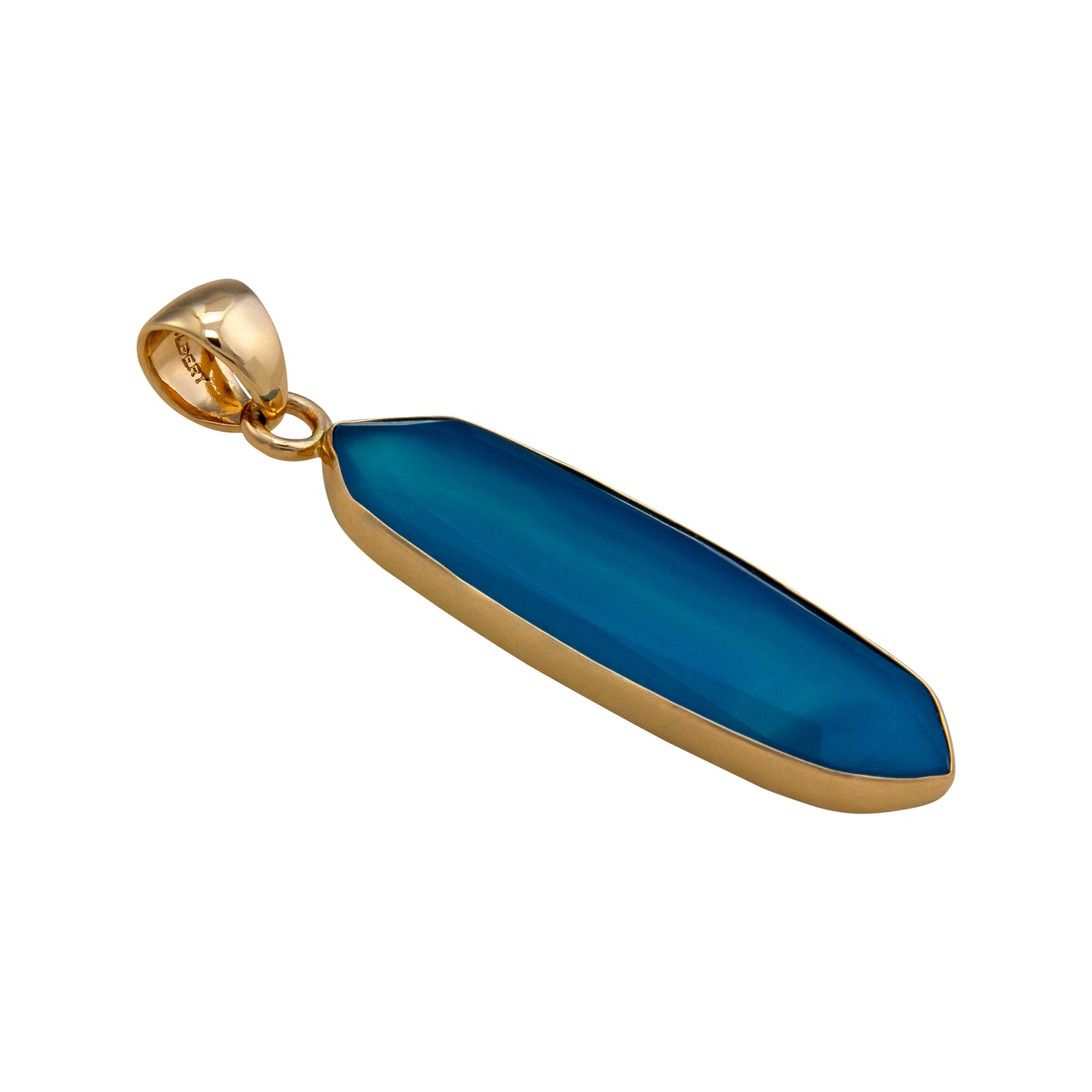 Alchemia Blue Agate Pendant | Charles Albert Jewelry