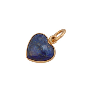Alchemia Lapis Lazuli Heart Charm Pendant | Charles Albert Jewelry