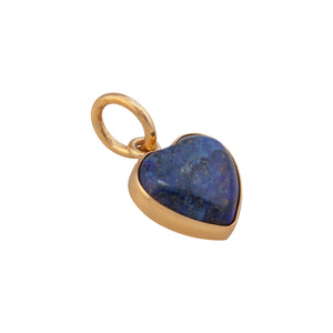 Alchemia Lapis Lazuli Heart Charm Pendant | Charles Albert Jewelry