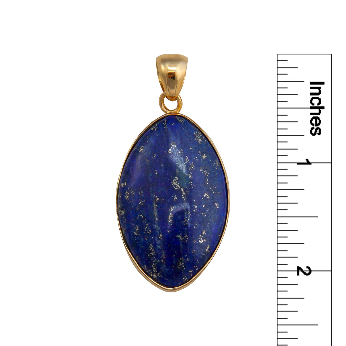 Alchemia Lapis Lazuli Marquis Pendant | Charles Albert Jewelry