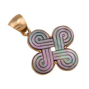 Alchemia Mother of Pearl Celtic Knot Pendant | Charles Albert Jewelry