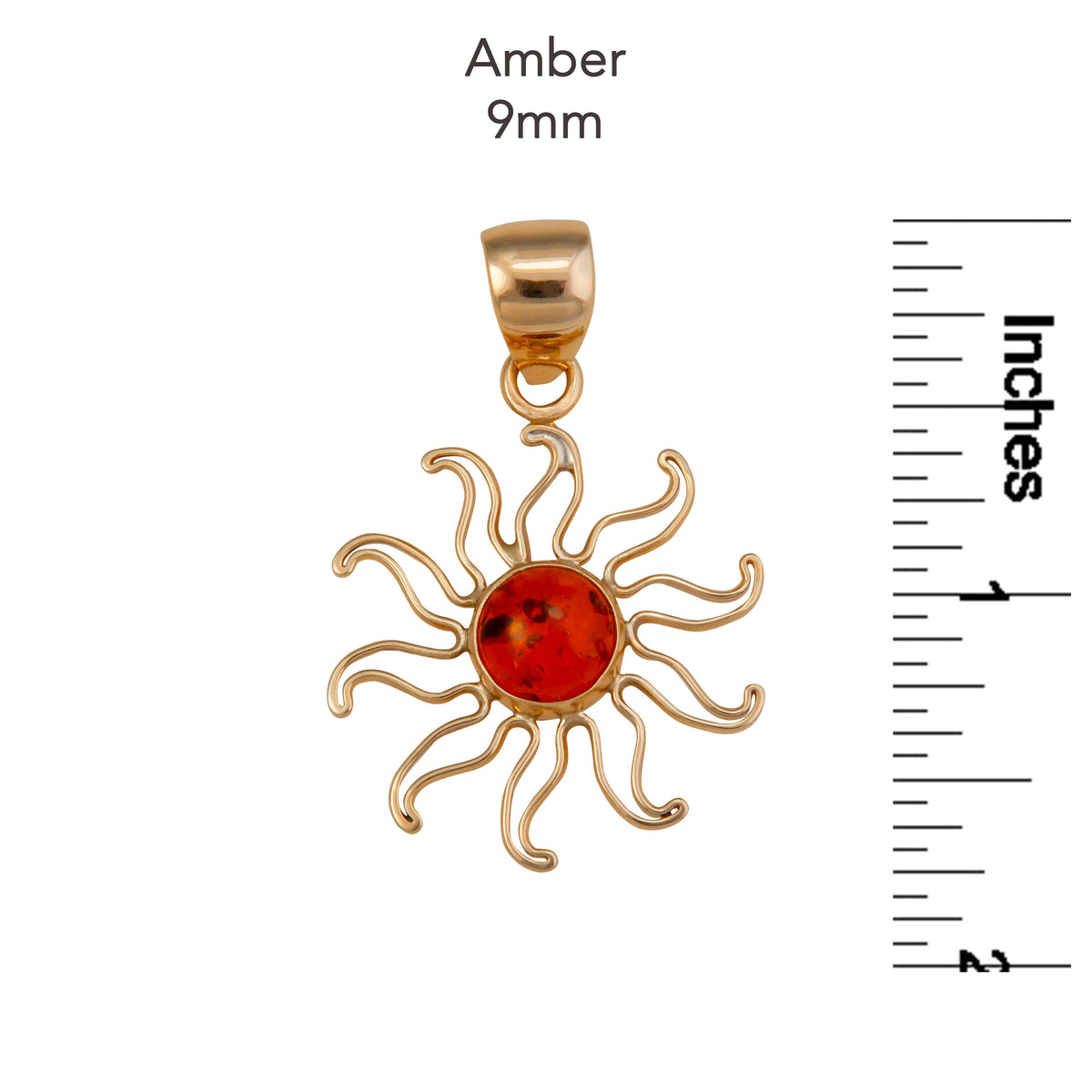 Alchemia Amber Sun Pendant | Charles Albert Jewelry