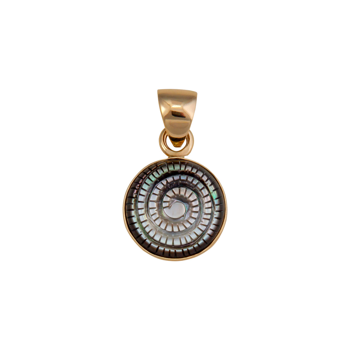 Alchemia Mother of Pearl Swirl Pendant | Charles Albert Jewelry