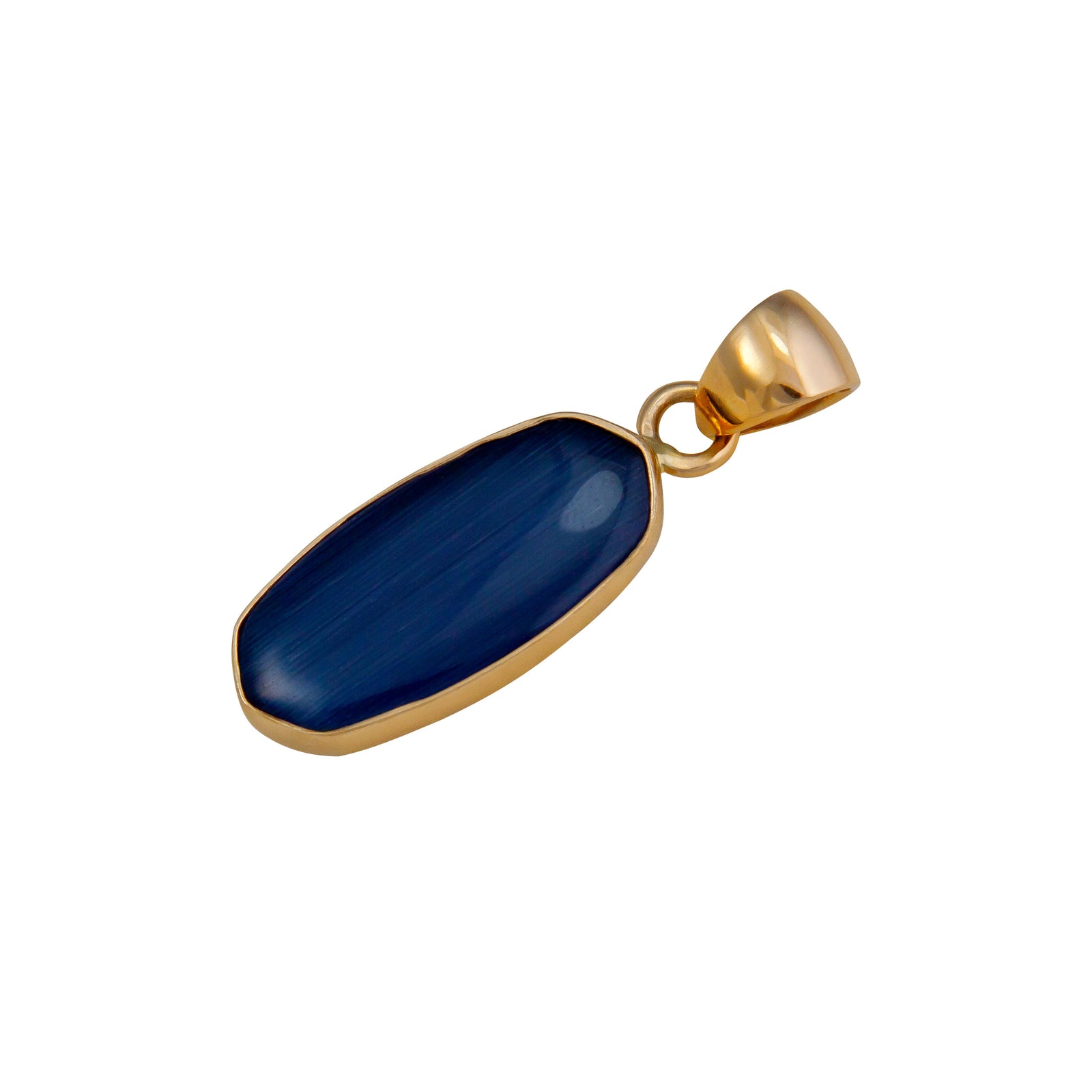 Alchemia Blue Tiger Eye Pendant | Charles Albert Jewelry