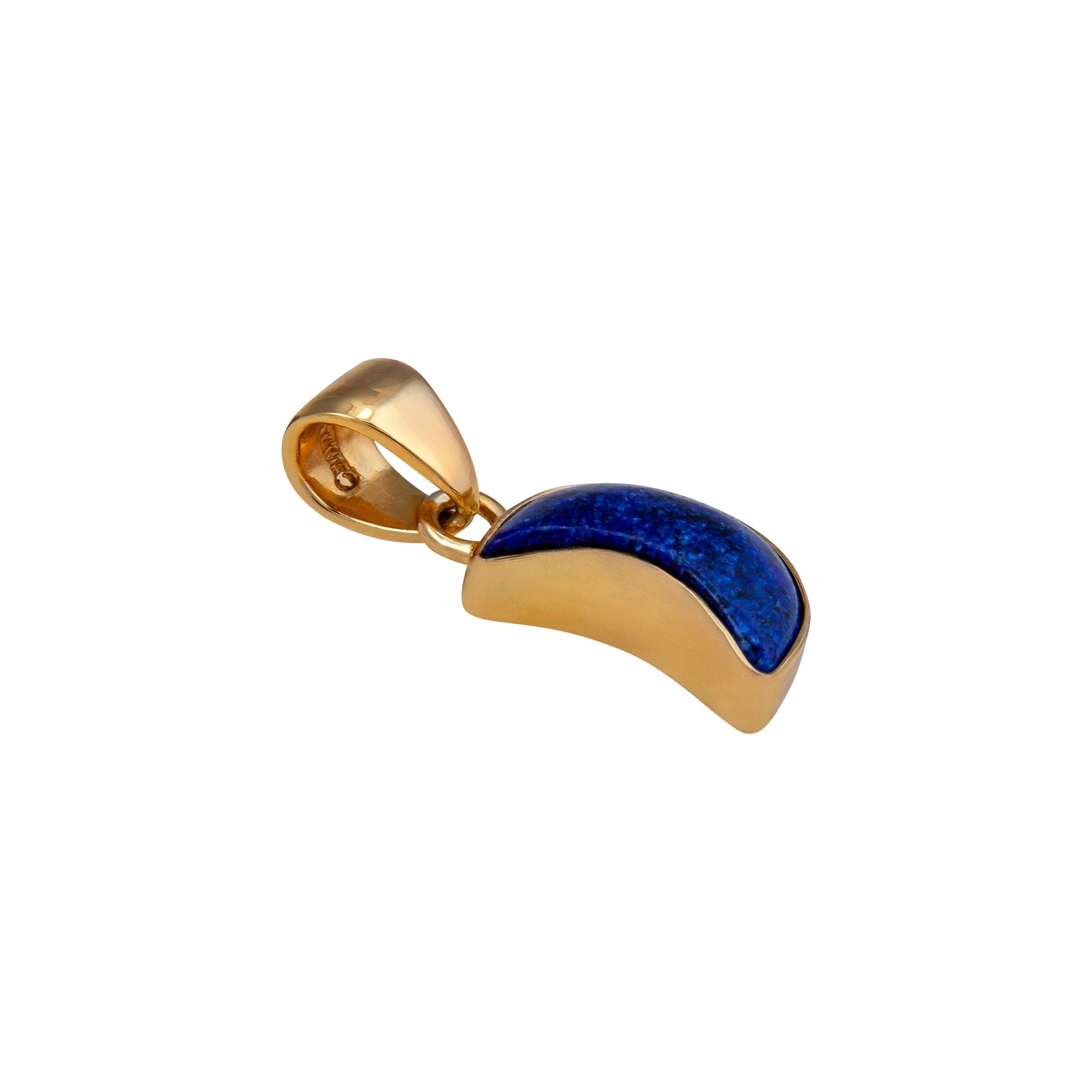 Alchemia Lapis Lazuli Moon Pendant | Charles Albert Jewelry