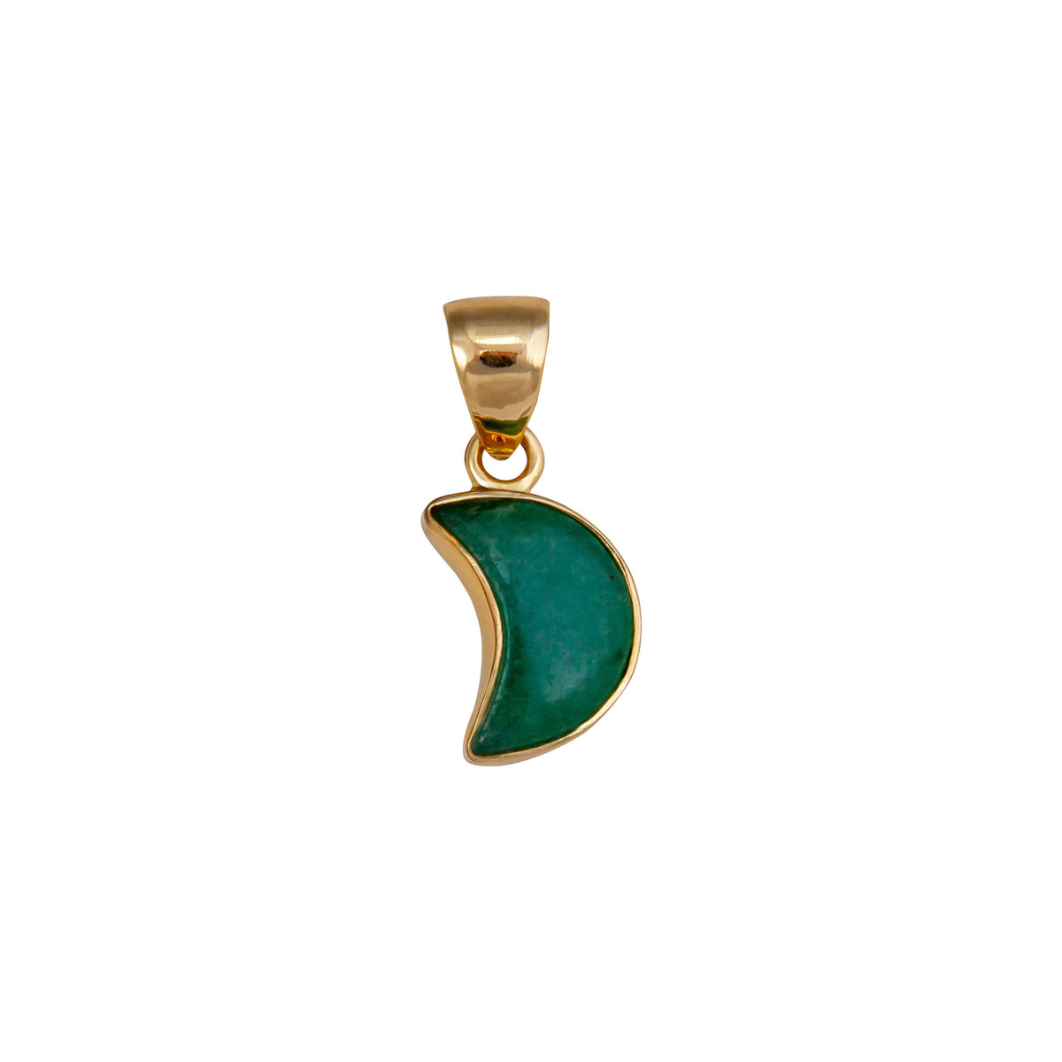 Alchemia Aventurine Moon Pendant | Charles Albert Jewelry