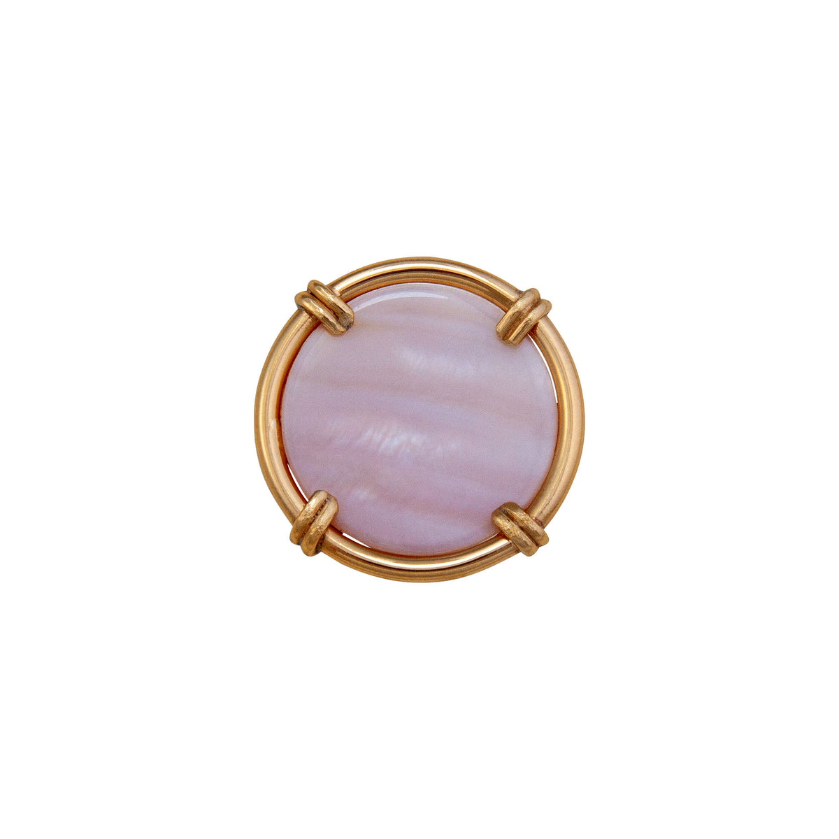 Alchemia Mother of Pearl Adjustable Prong Ring - Small | Charles Albert Jewelry
