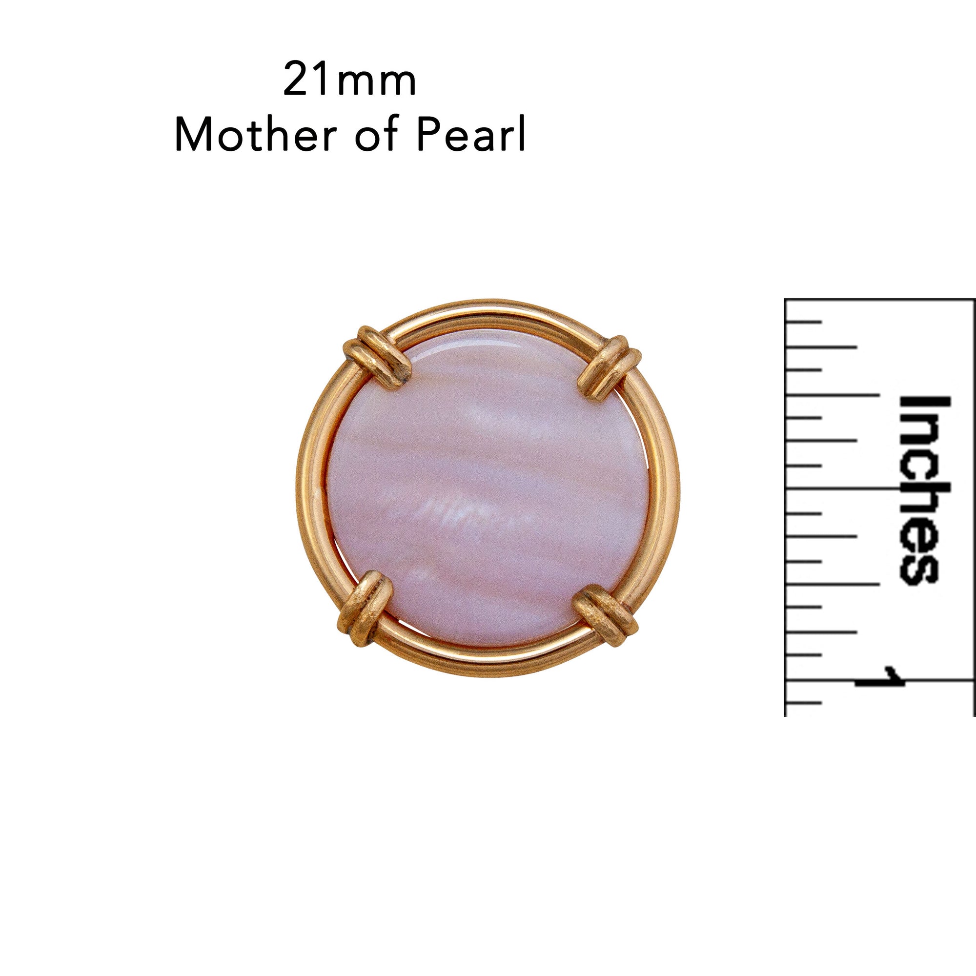 Alchemia Mother of Pearl Adjustable Prong Ring - Small | Charles Albert Jewelry