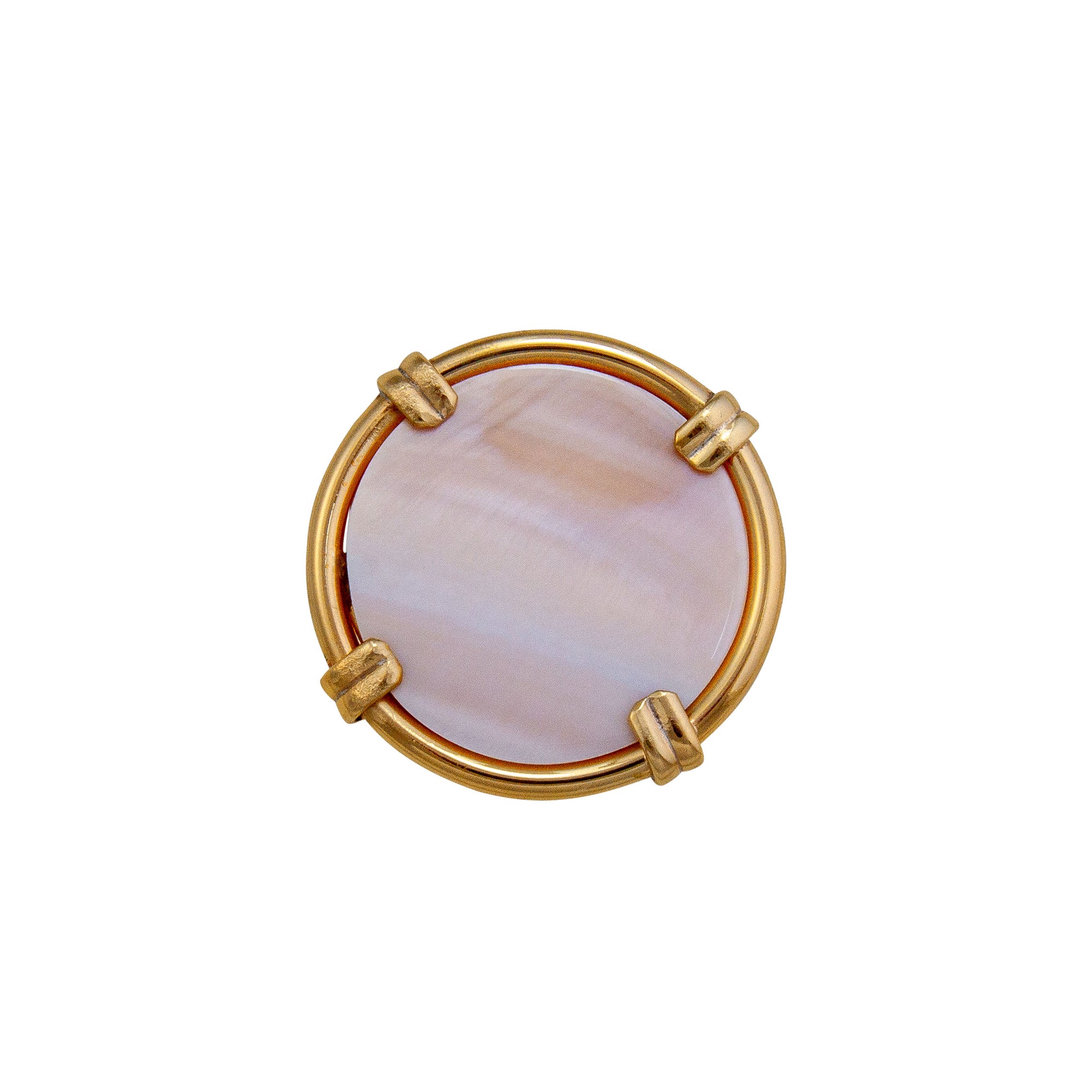 Alchemia Mother of Pearl Adjustable Prong Ring - Large | Charles Albert Jewelry