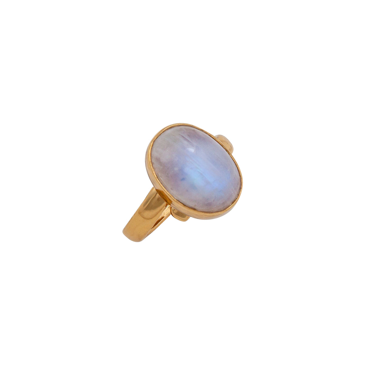 Alchemia Rainbow Moonstone Petite Adjustable Ring | Charles Albert Jewelry