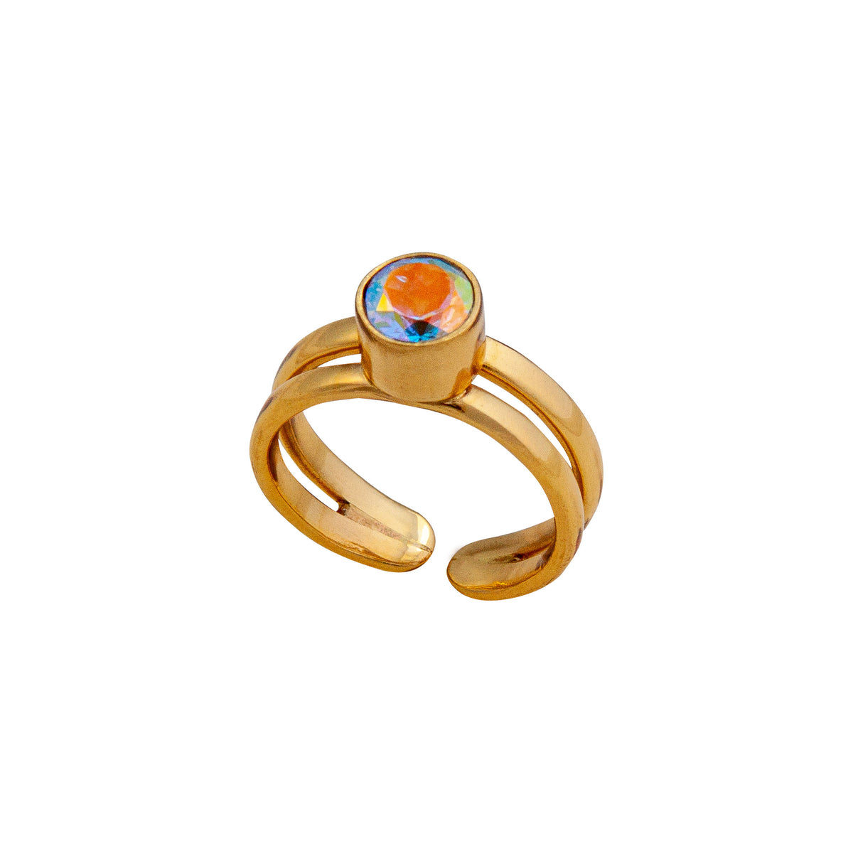 Alchemia Mercury Mist Adjustable Cuff Ring | Charles Albert Jewelry