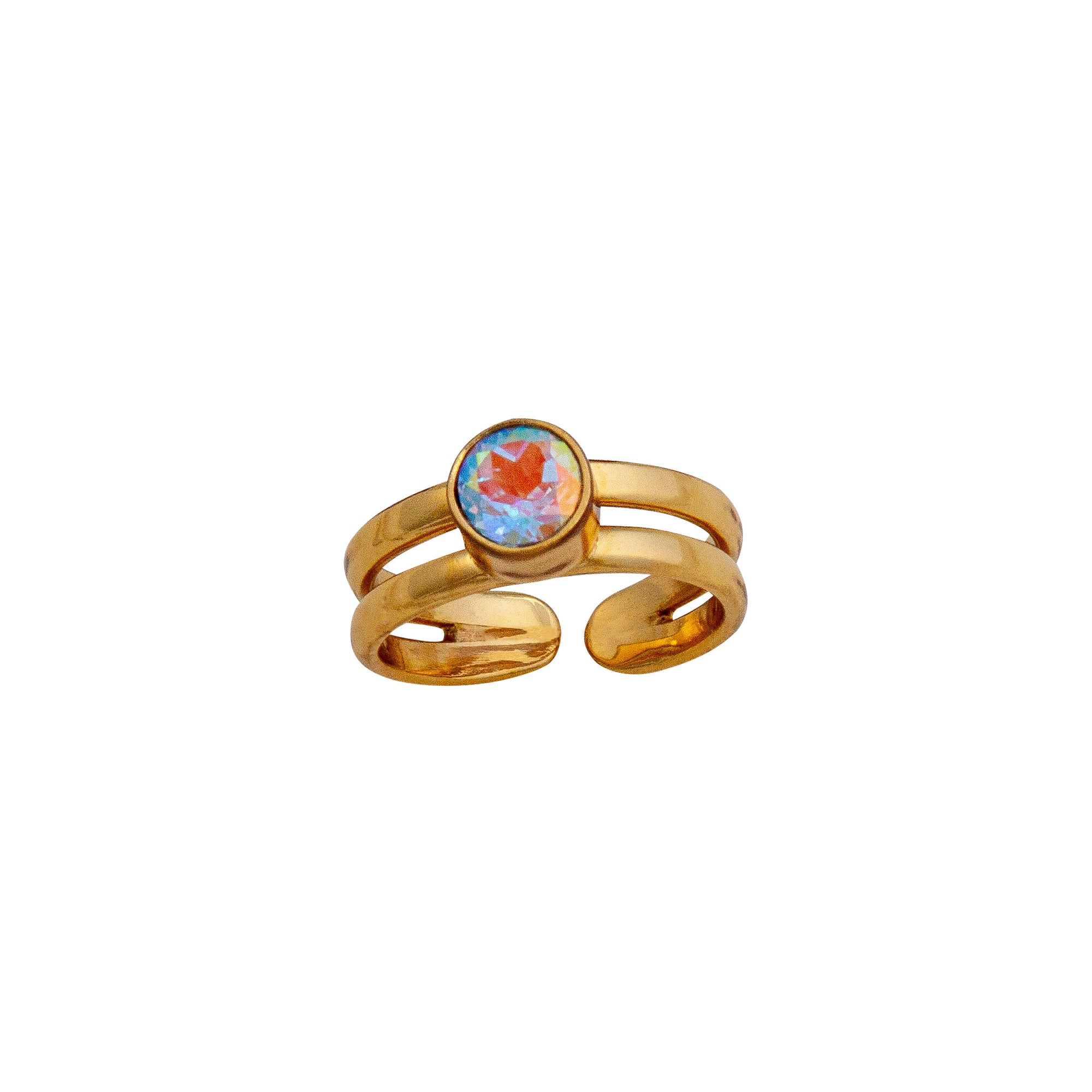 Alchemia Mercury Mist Adjustable Cuff Ring | Charles Albert Jewelry
