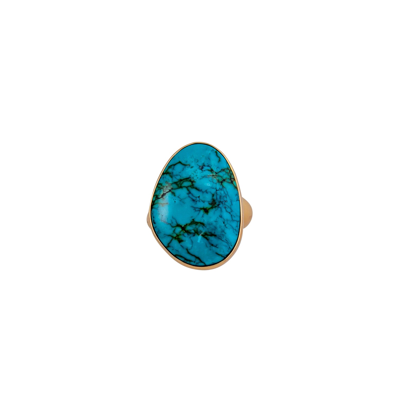 Alchemia Turquoise Freeform Adjustable Ring | Charles Albert Jewelry