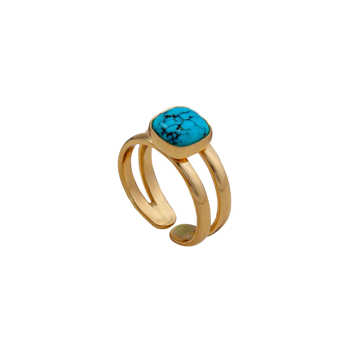 Alchemia Turquoise Adjustable Cuff Ring