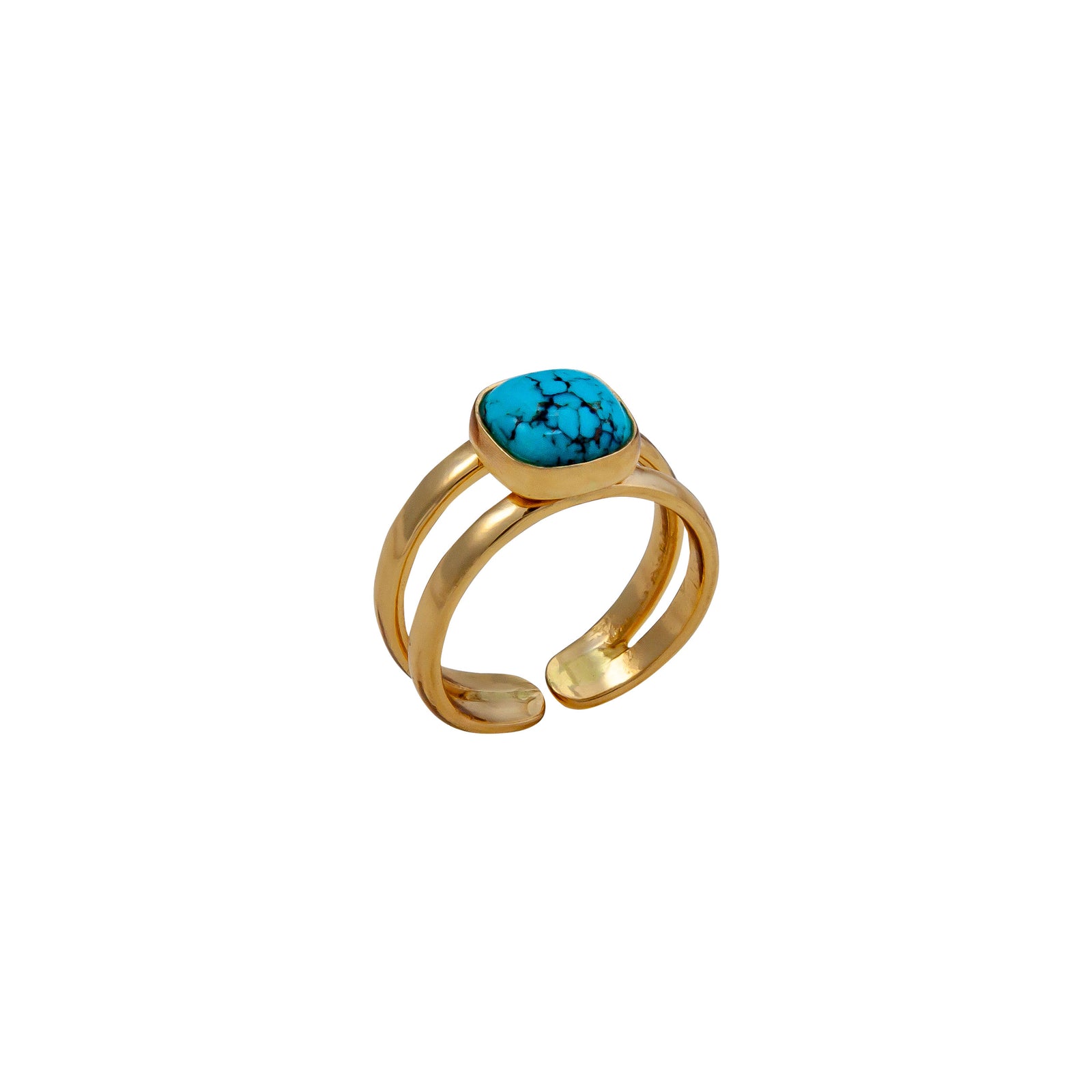 Alchemia Turquoise Adjustable Cuff Ring