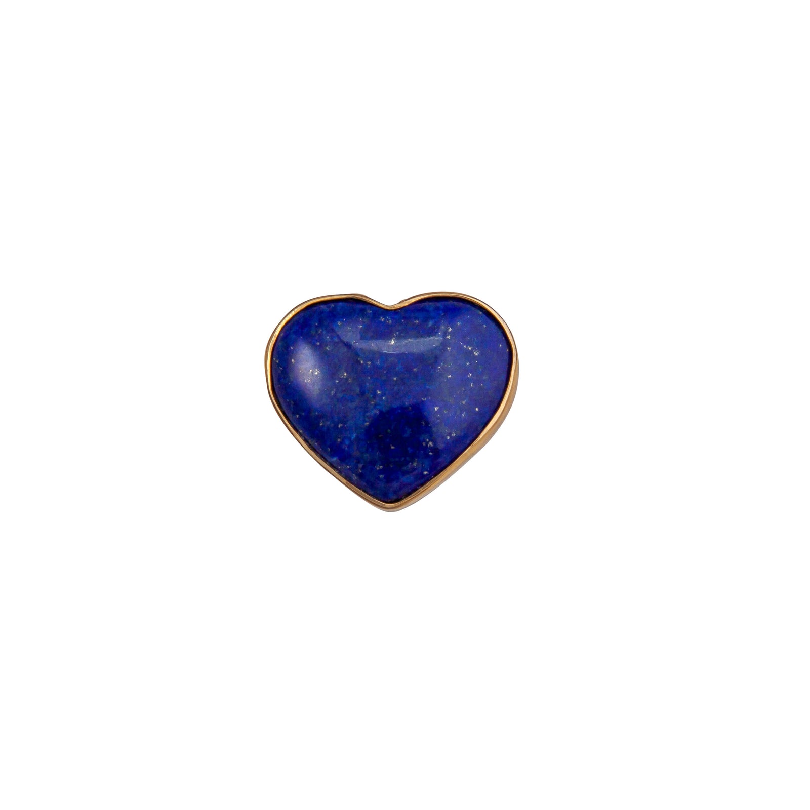 Alchemia Lapis Lazuli Heart Adjustable Ring | Charles Albert Jewelry