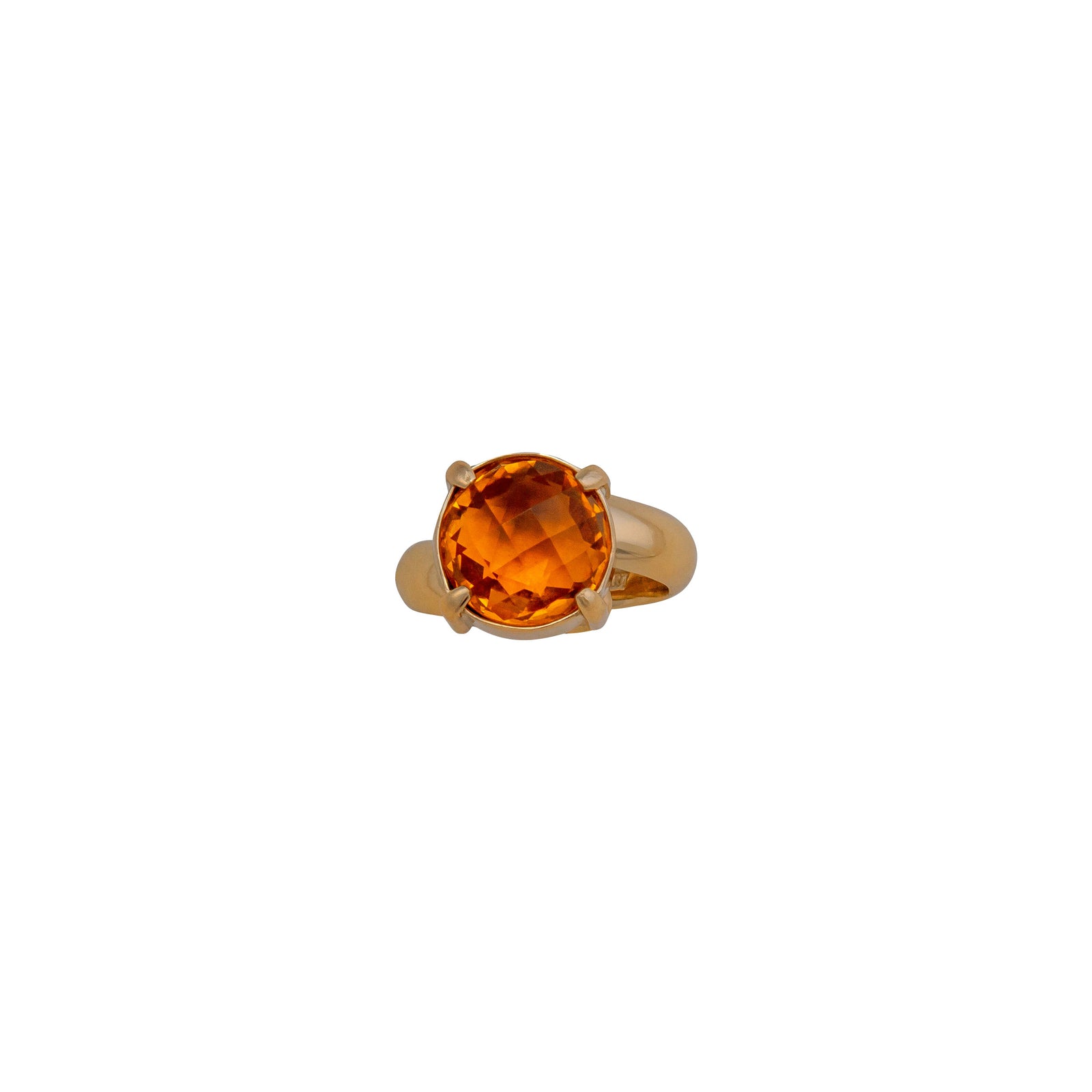 Alchemia Citrine Prong and Bezel Set Adjustable Ring | Charles Albert Jewelry