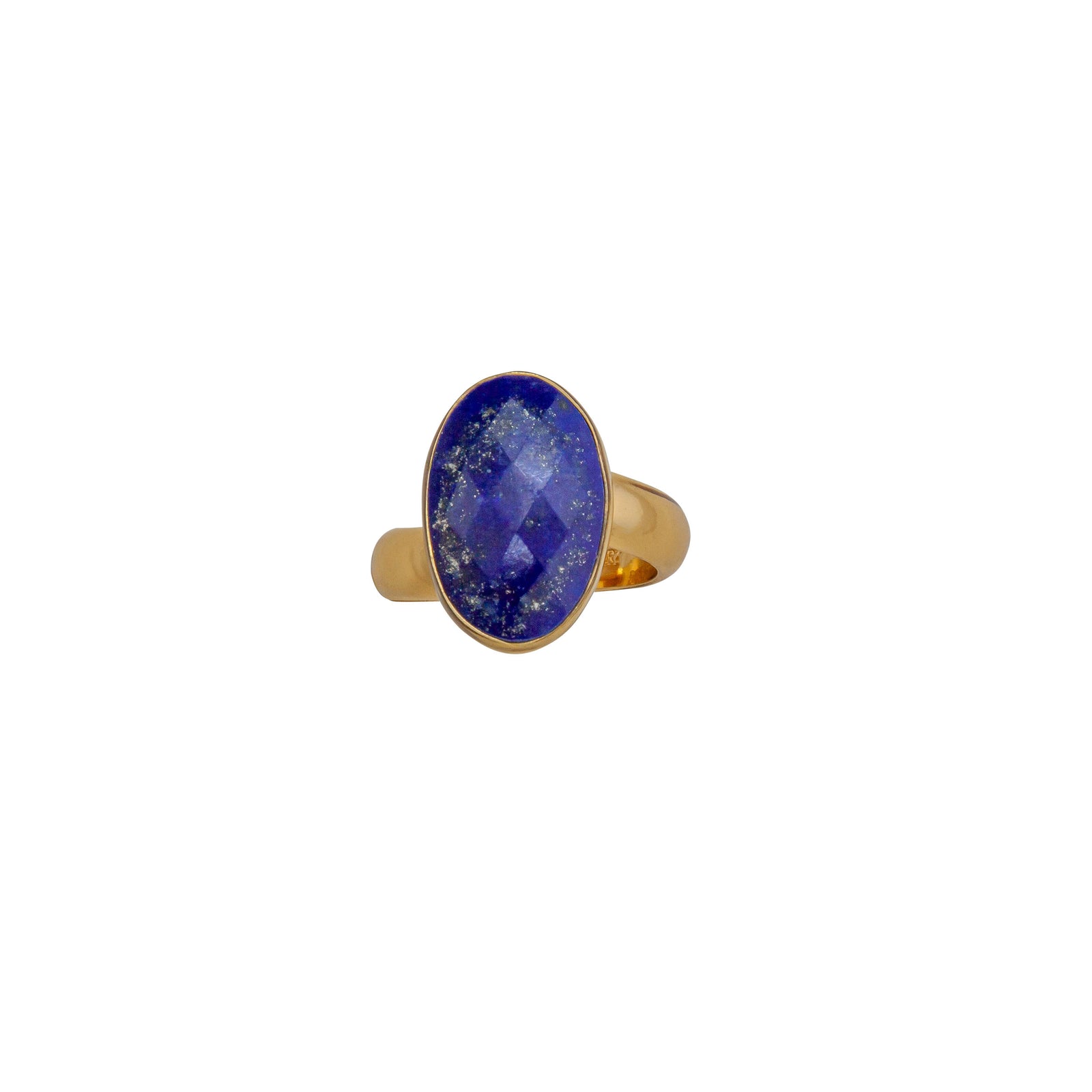 Alchemia Lapis Lazuli Faced Adjustable Ring | Charles Albert Jewelry