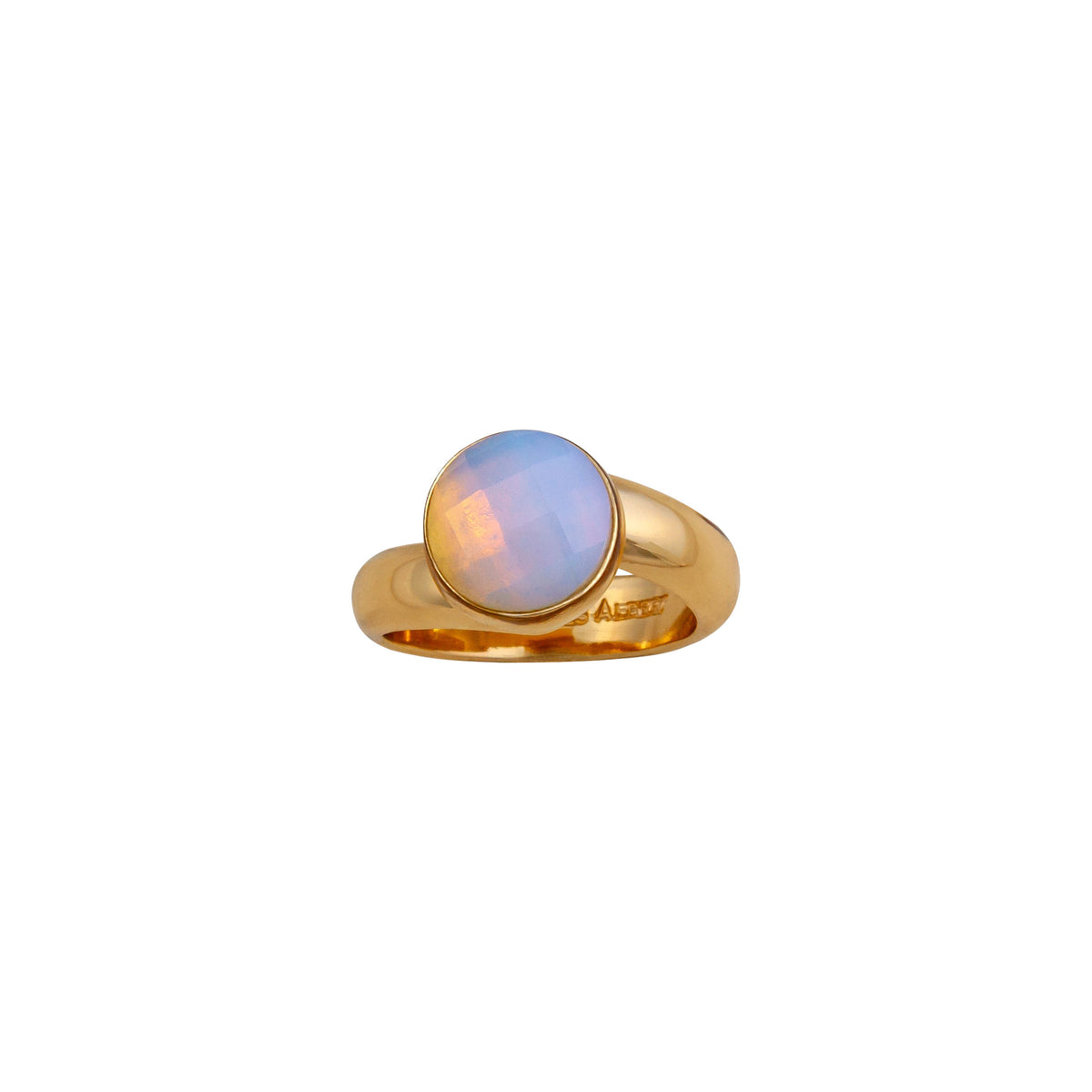 Alchemia Opalite Faceted Round Adjustable Ring | Charles Albert Jewelry