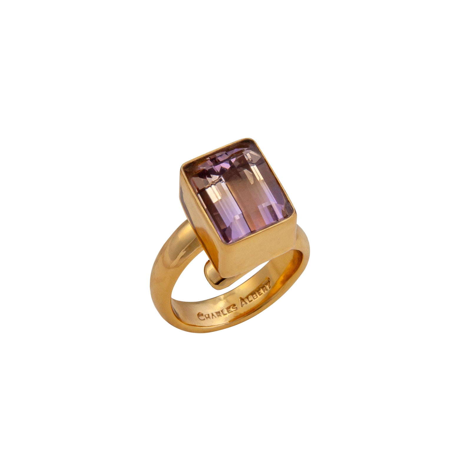 Alchemia Ametrine Adjustable Ring | Charles Albert Jewelry 