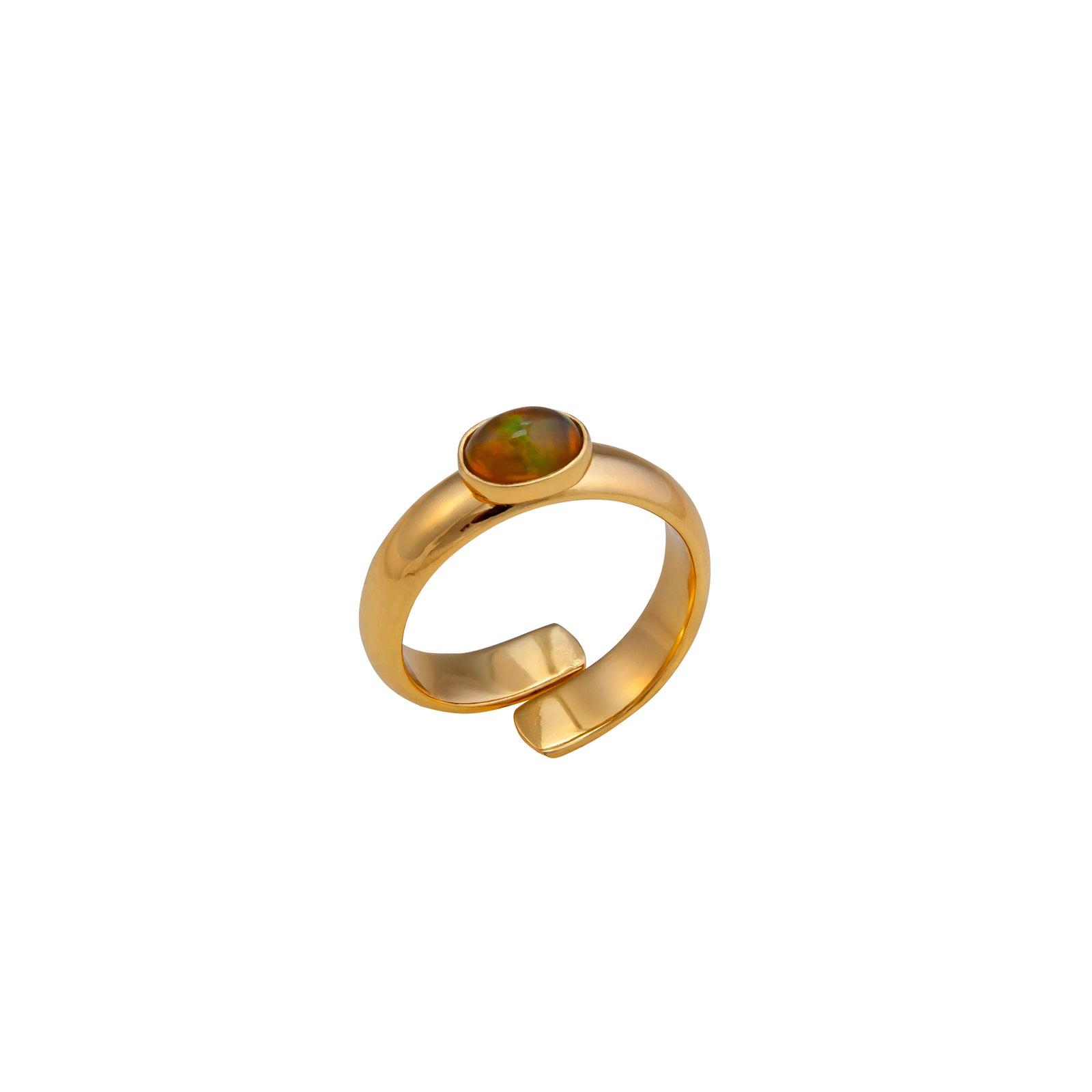 Alchemia Ethiopian Opal Adjustable Ring | Charles Albert Jewelry