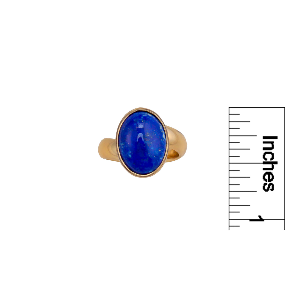 Alchemia Lapis Lazuli Oval Petite Adjustable Ring