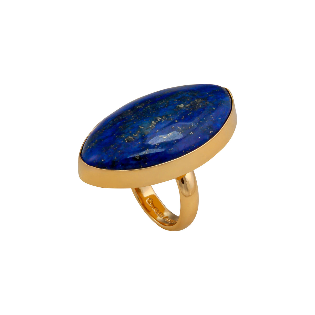 Alchemia Lapis Lazuli Marquis Adjustable Ring | Charles Albert Jewelry