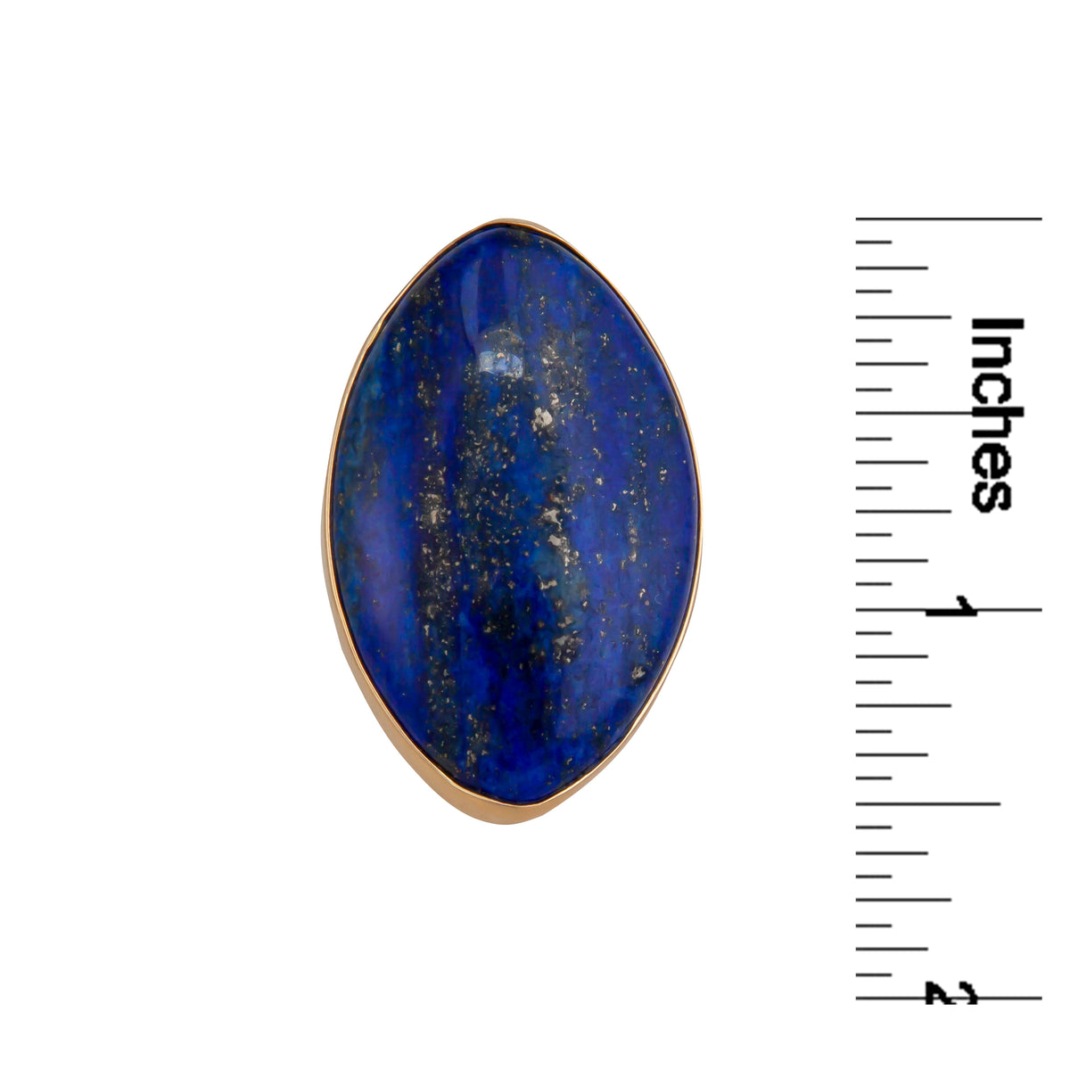 Alchemia Lapis Lazuli Marquis Adjustable Ring | Charles Albert Jewelry