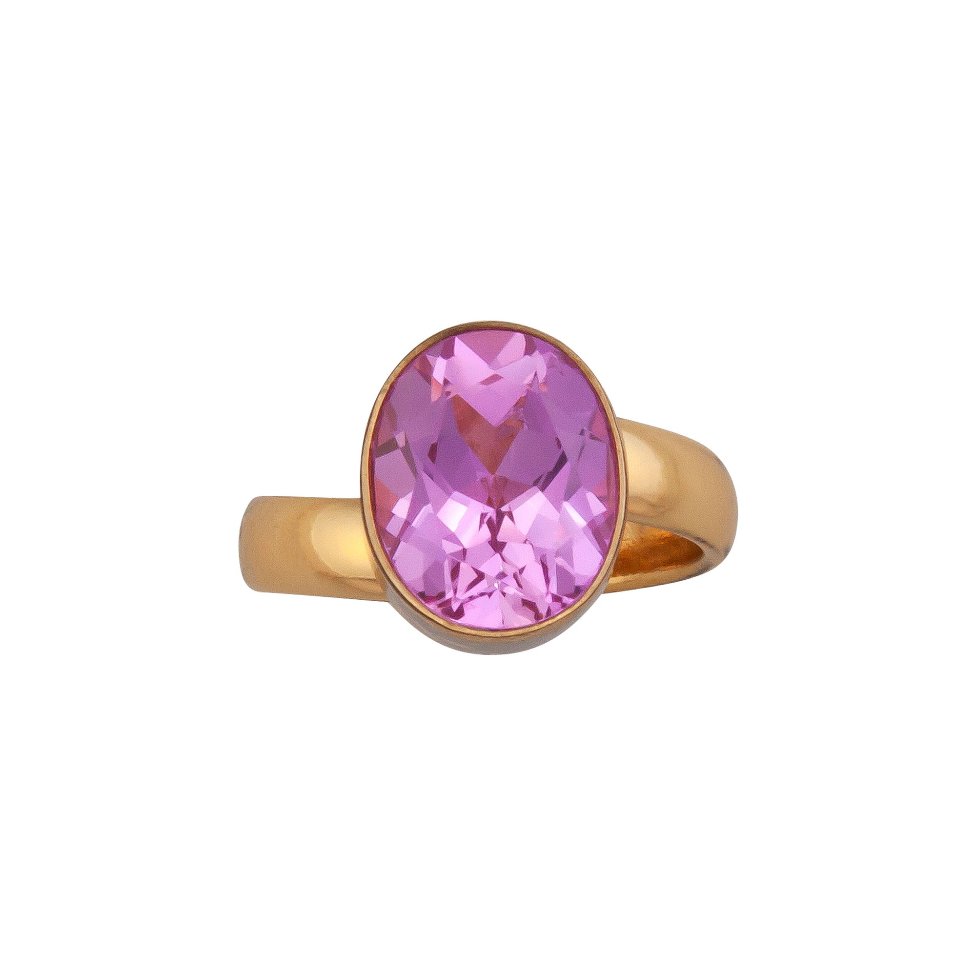 Alchemia Lab Created Pink Sapphire Adjustable Ring | Charles Albert Jewelry