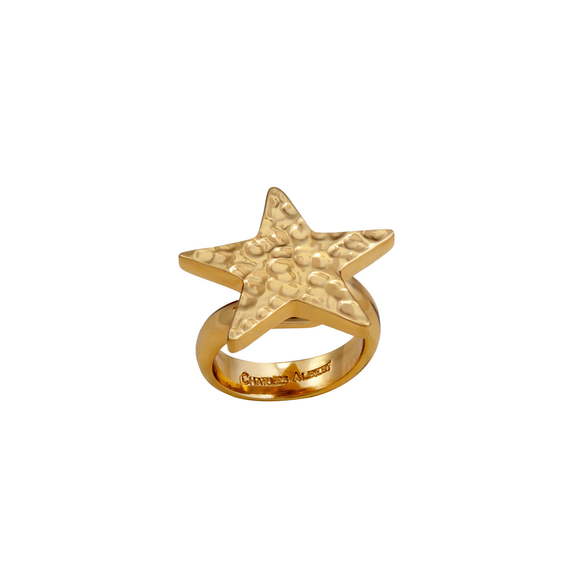 Alchemia Star Hammered Adjustable Ring