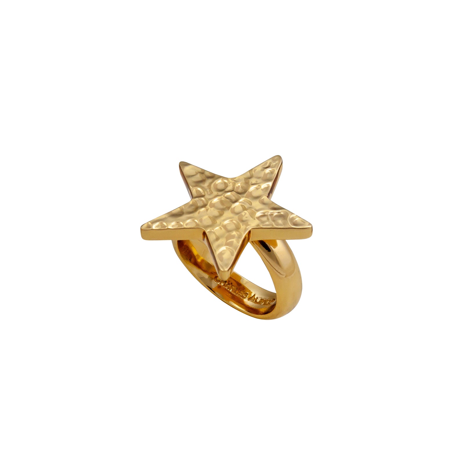 Alchemia Star Hammered Adjustable Ring