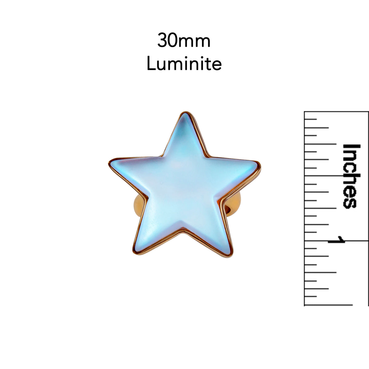 Alchemia Luminite Star Adjustable Ring - Large | Charles Albert Jewelry
