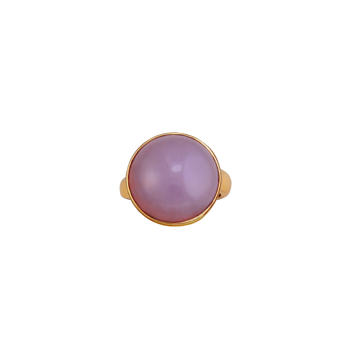 Alchemia Lilac Quartz Round Adjustable Ring | Charles Albert Jewelry