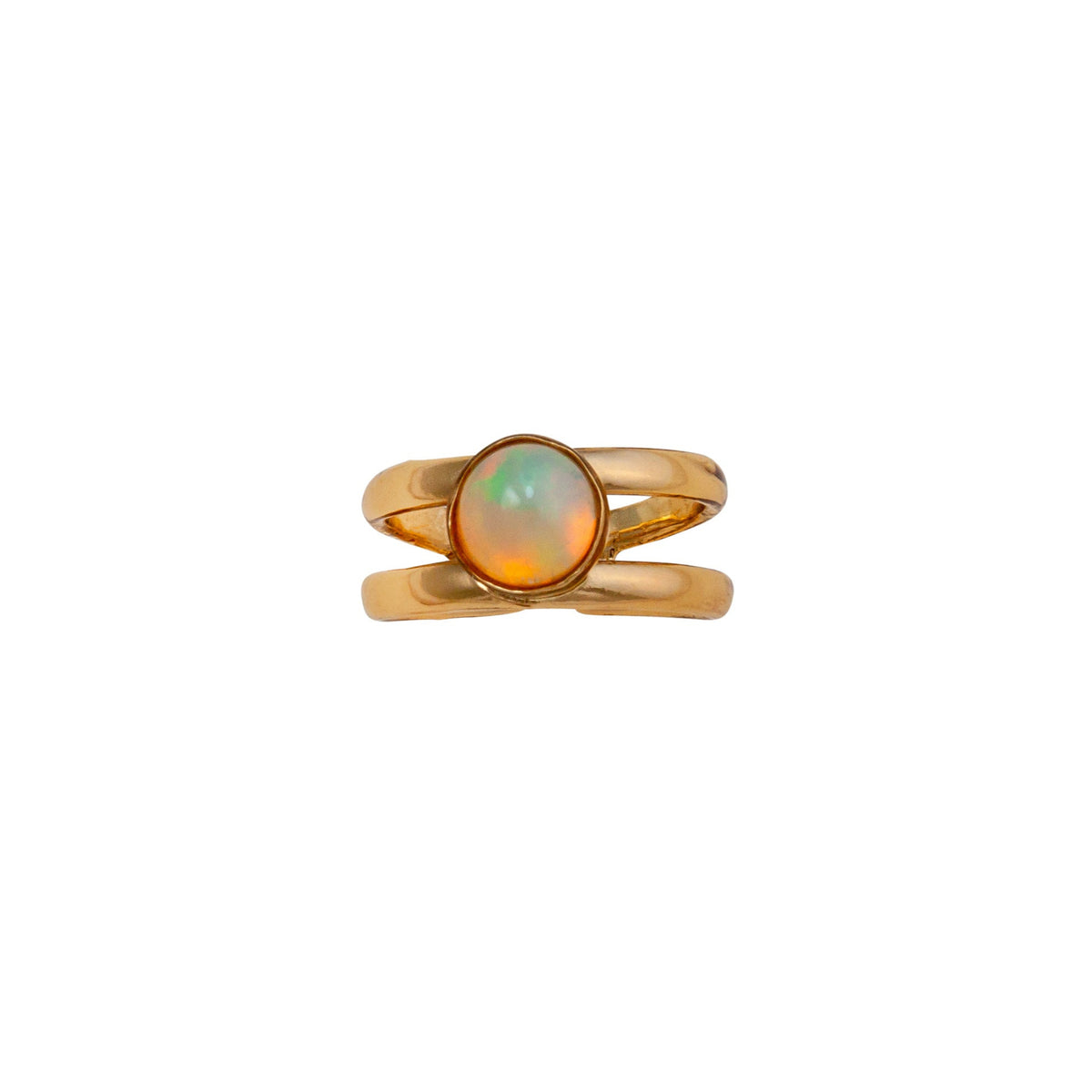 Alchemia Ethiopian Opal Cuff Ring | Charles Albert Jewelry